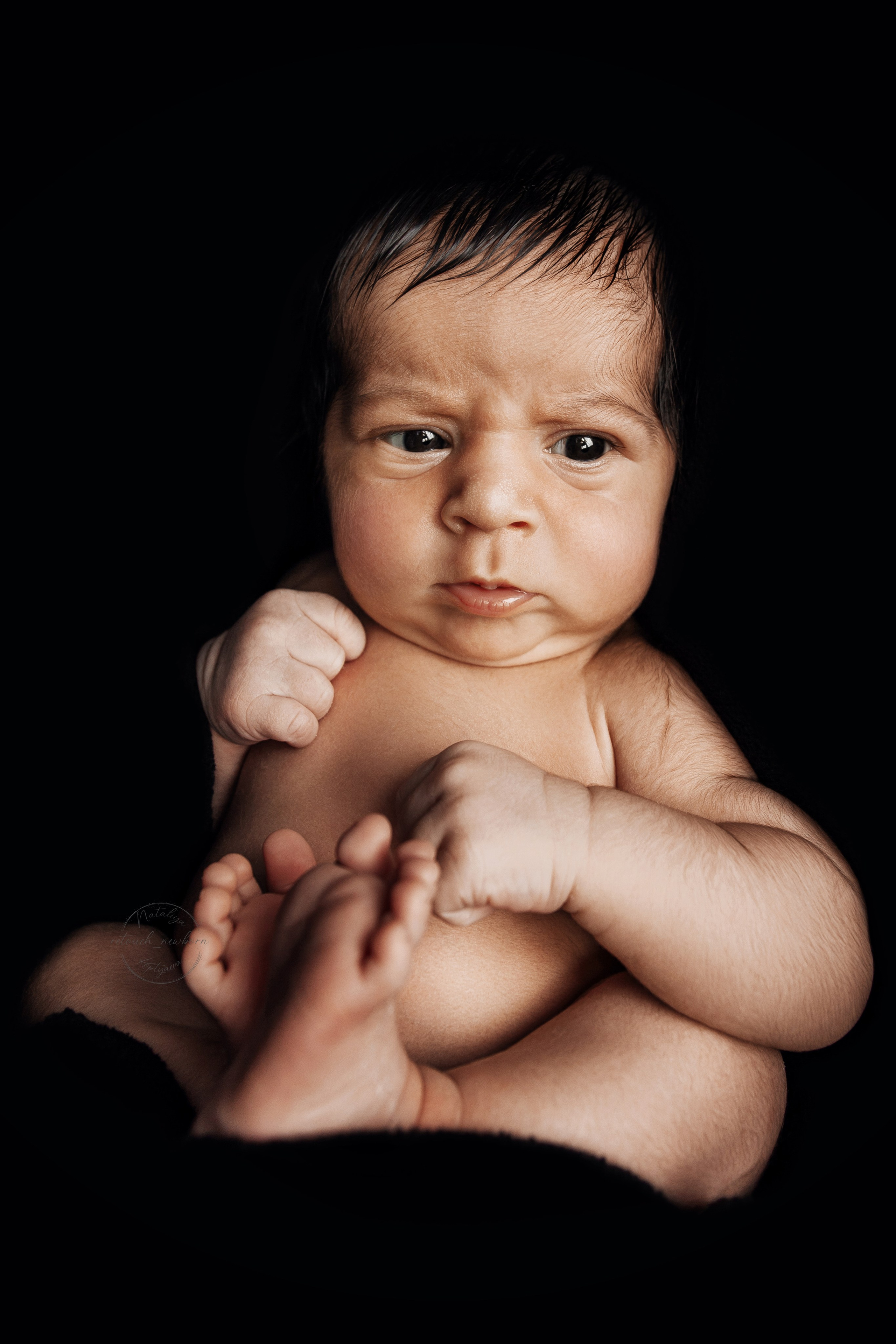 А. Ретушь новорожденных, обучение ретуши новорожденных, Наталия Коптяева