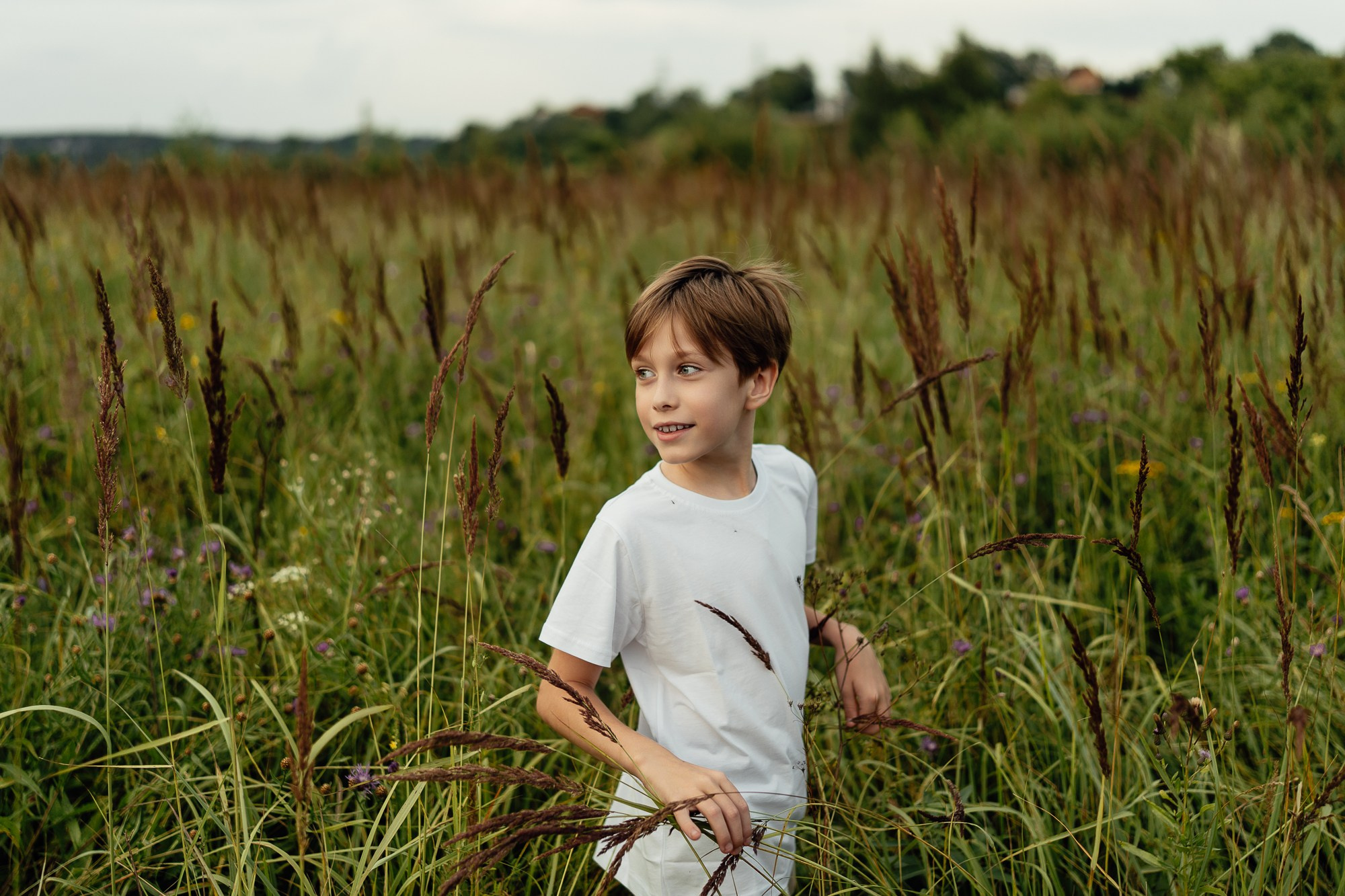 Семейная фотосессия на природе. Свадебный и репортажный фотограф в Ярославле Евгений Сальников