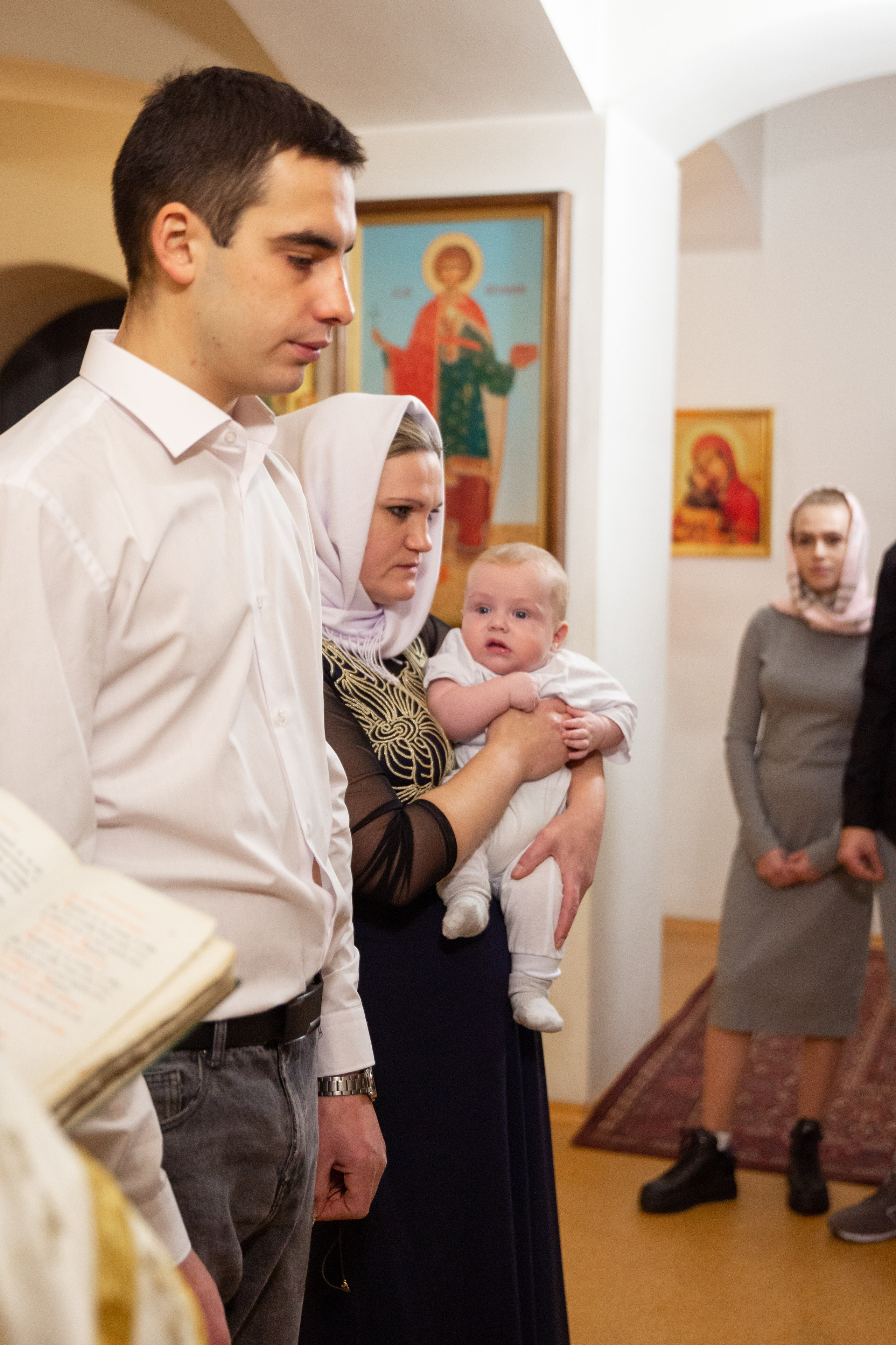 Таинство крещения. Фотограф Комаров Сергей