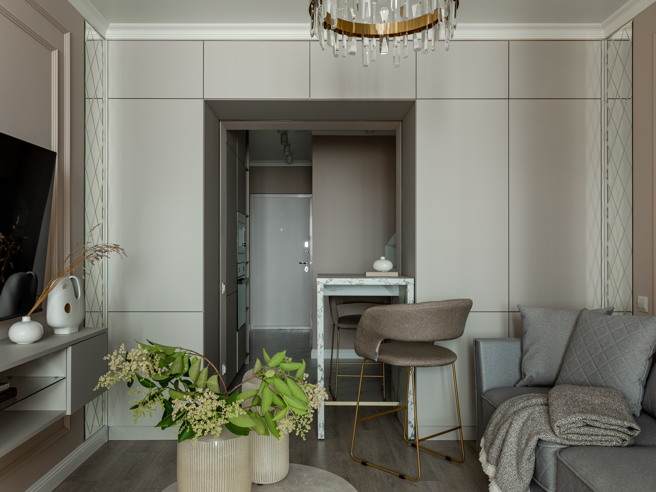 Дизайн: Мария Лебедева в ЖК Морская Симфония. Интерьерный фотограф Москва