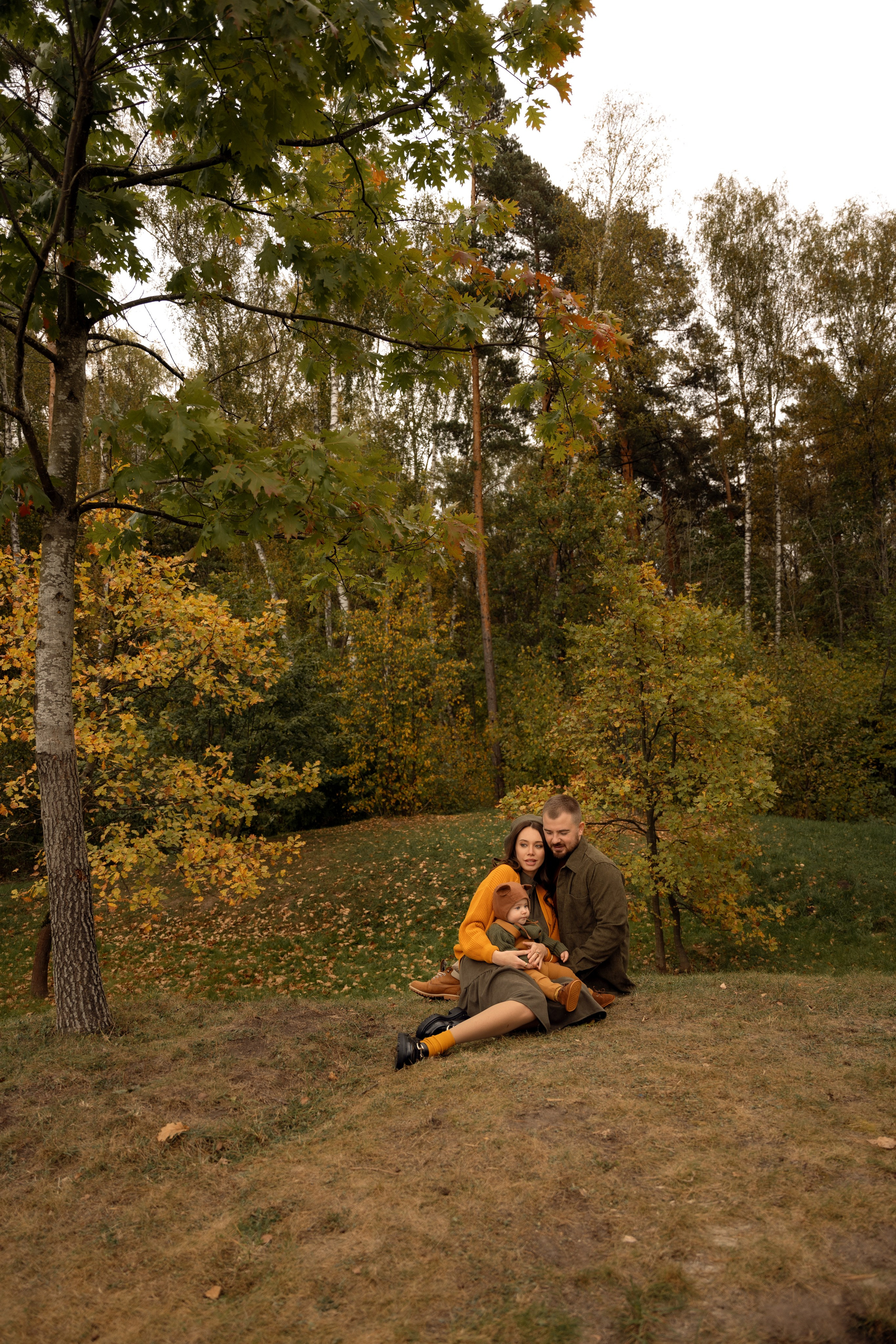 Осень в парке. Семейный фотограф Москва. Фотограф беременности и материнства Москва