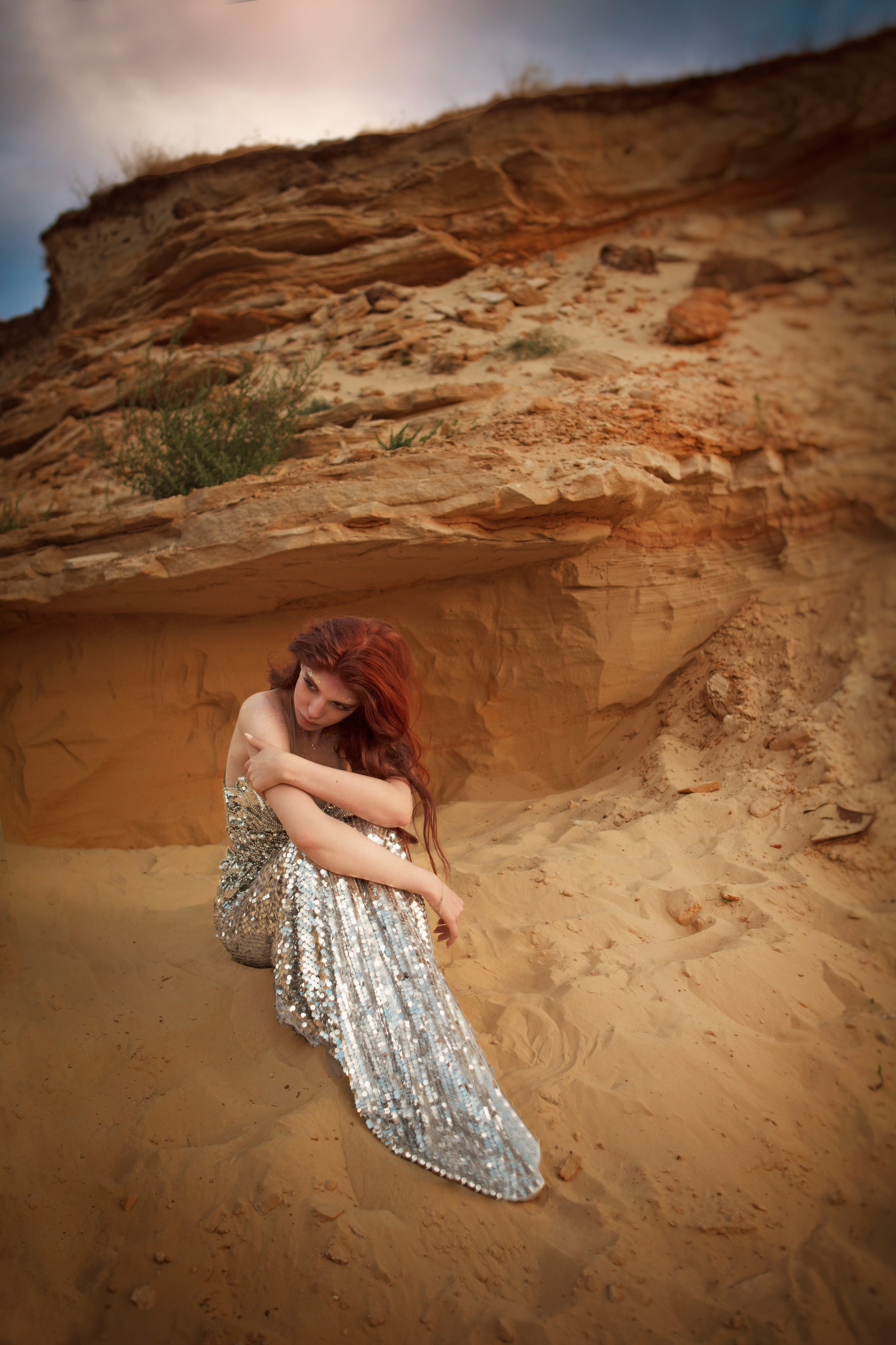 На песчаных барханах. Фотограф Ставрополь Пятигорск Елизавета Дарина