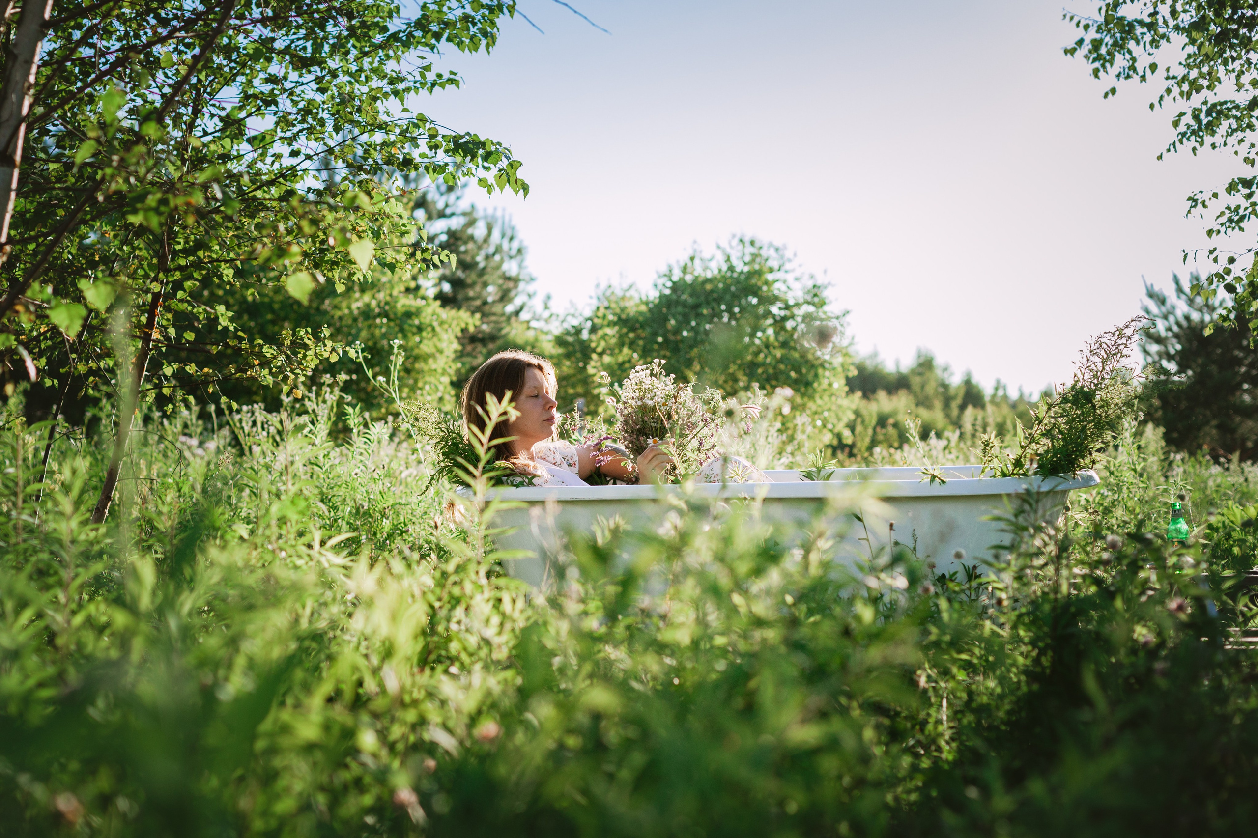 Ванна в поле. Фотограф-анималист Татьяна Степанова