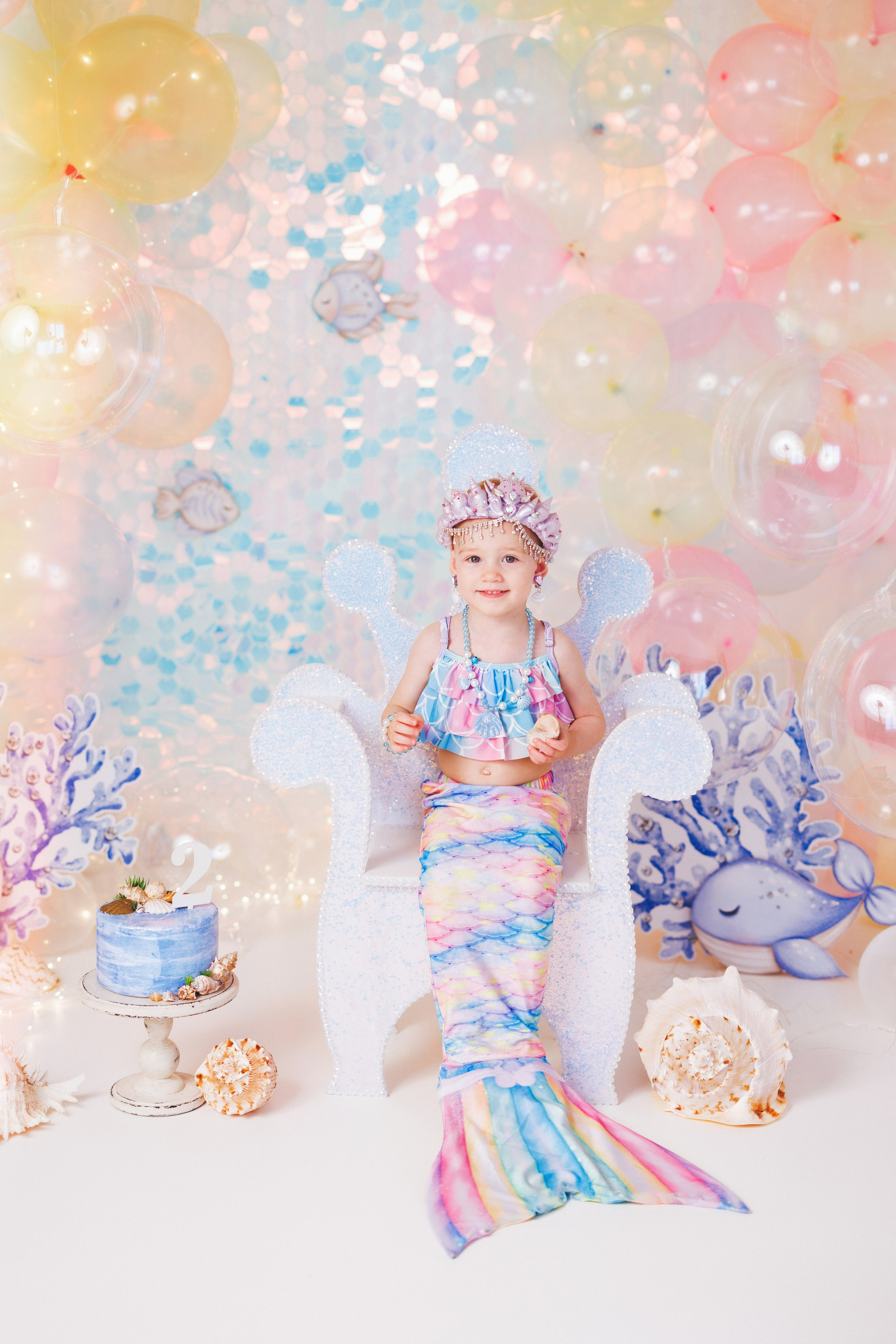 Детская фотосессия в образе «РУСАЛОЧКА», город Краснодар. Семейный и детский фотограф в Краснодаре Анна Трашкова