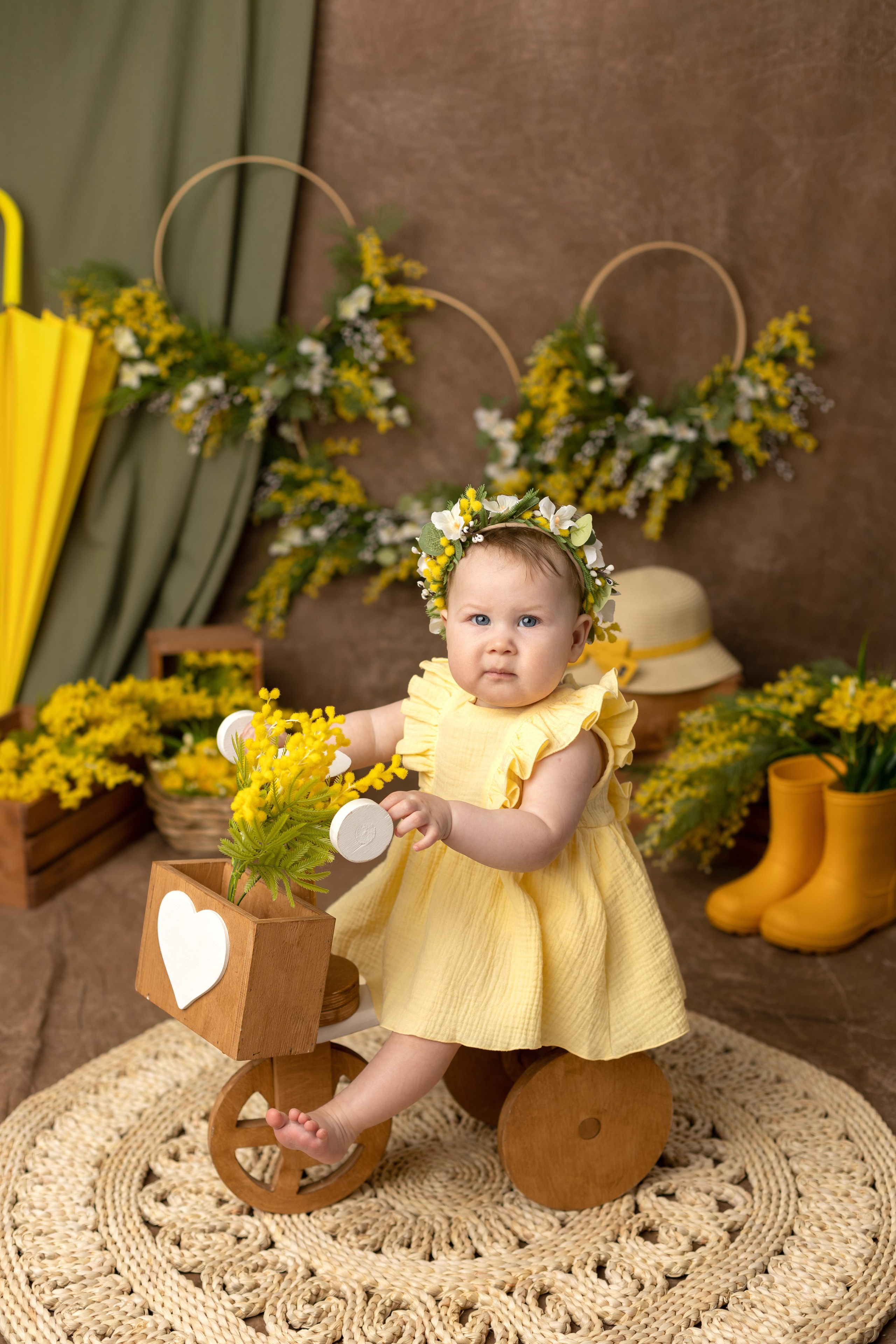 Весенний фотопроект для детей с рождения до года. Фотограф новорожденных, детский фотограф в г. Оренбурге Екатерина Козлова