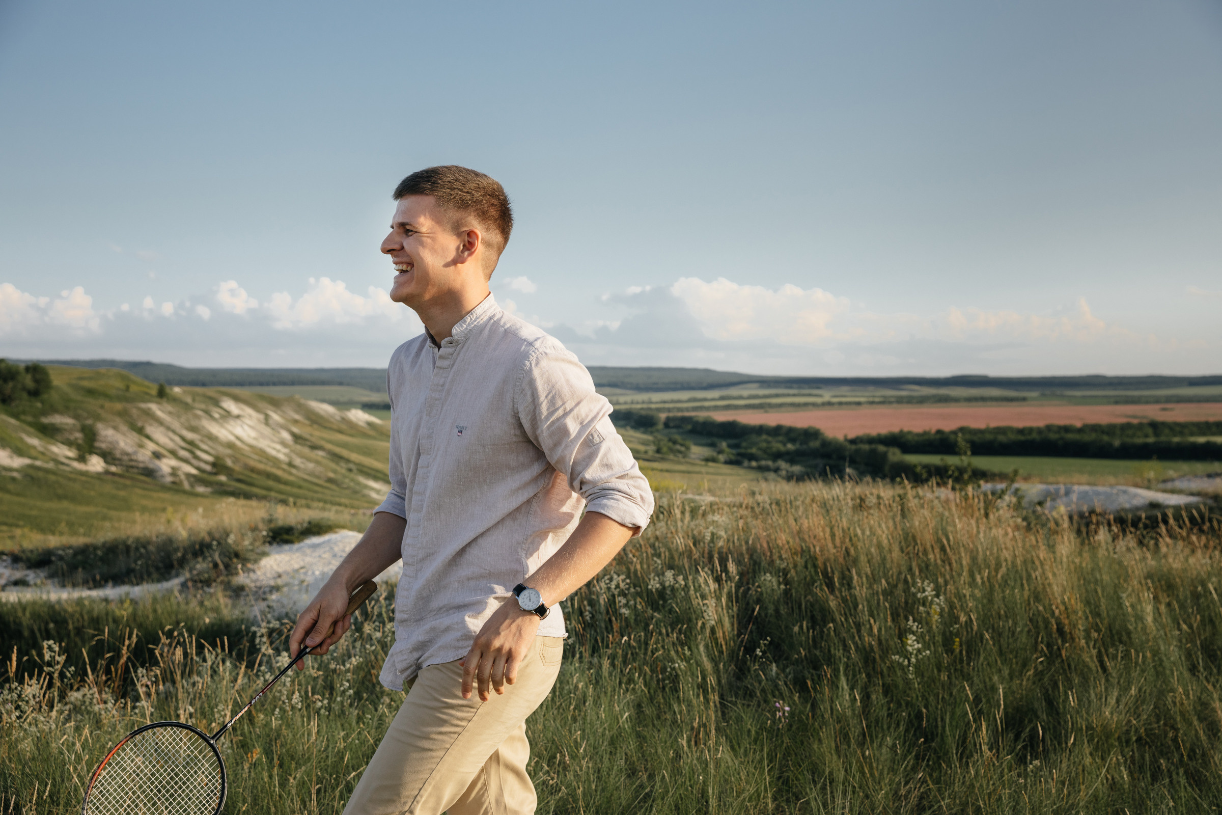Холмы и бадминтон. Свадебный фотограф в Ульяновске Алексей Китов