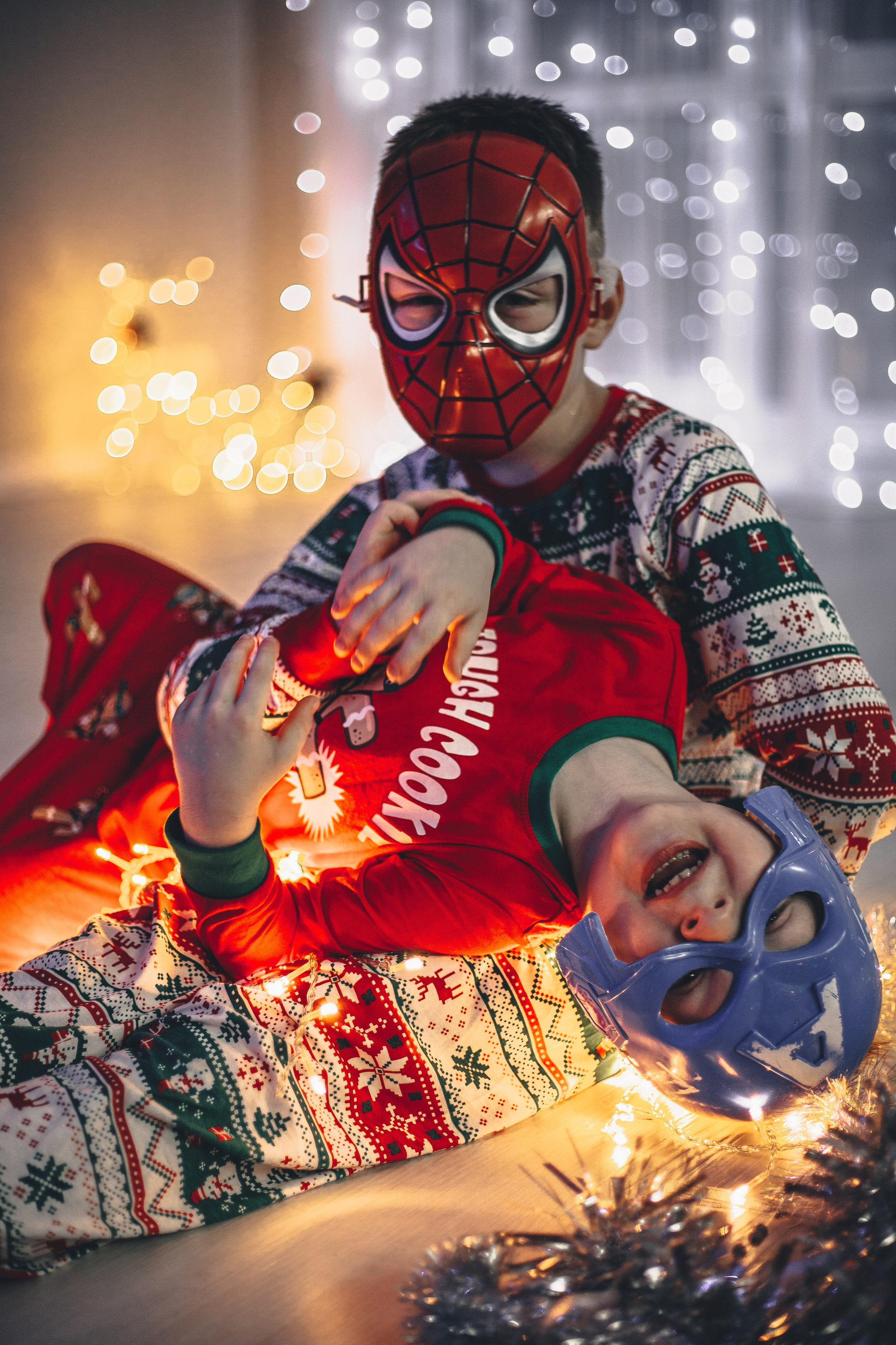 Домашняя фотосессия Когда в семье два сына. Семейный и женский фотограф Кемерово Мария Степ