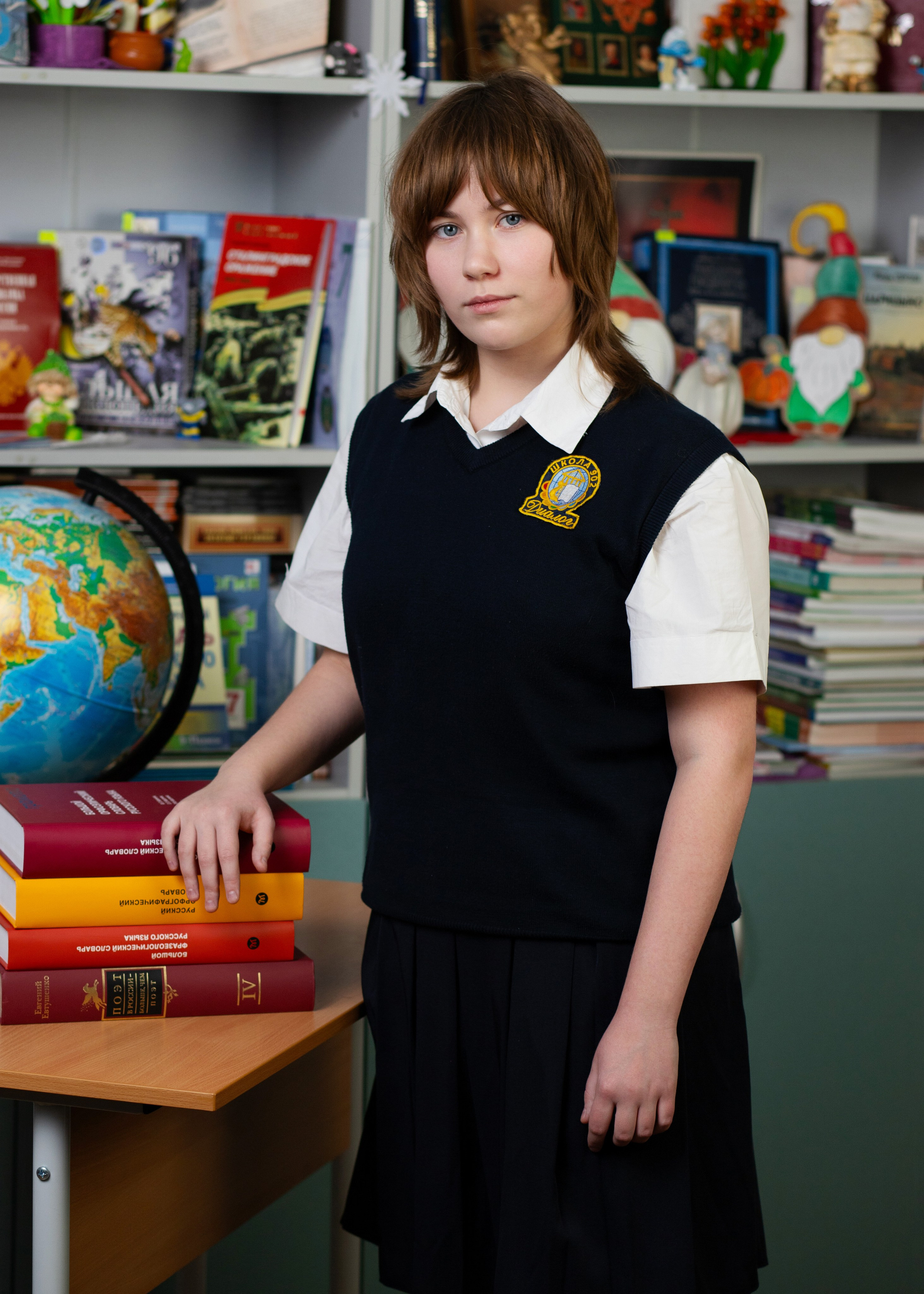 Детский портрет. Выпускная фотография. Средняя школа 9 класс