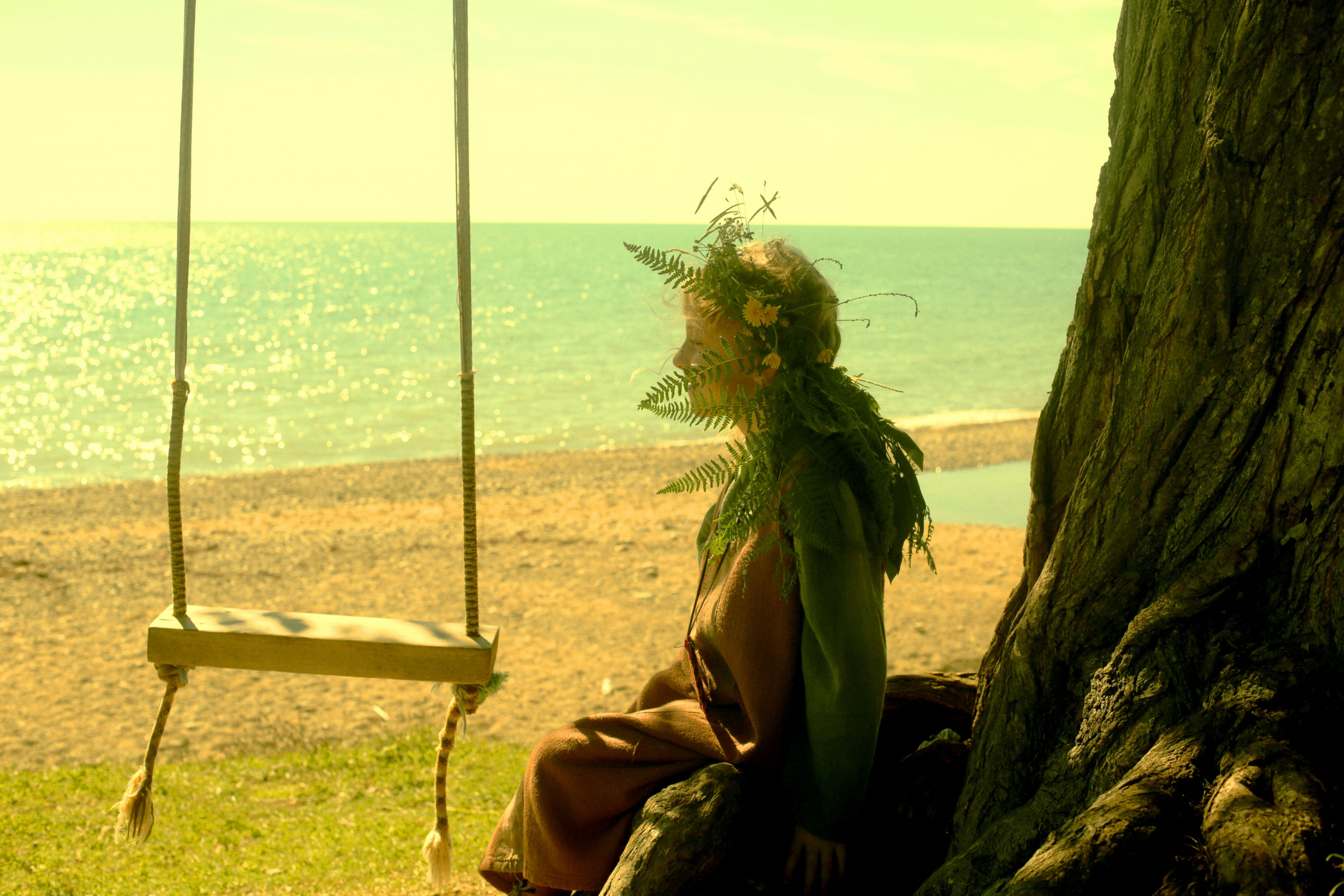 Кинематографическая съемка. Старик и дети. Ekaterina Beridze