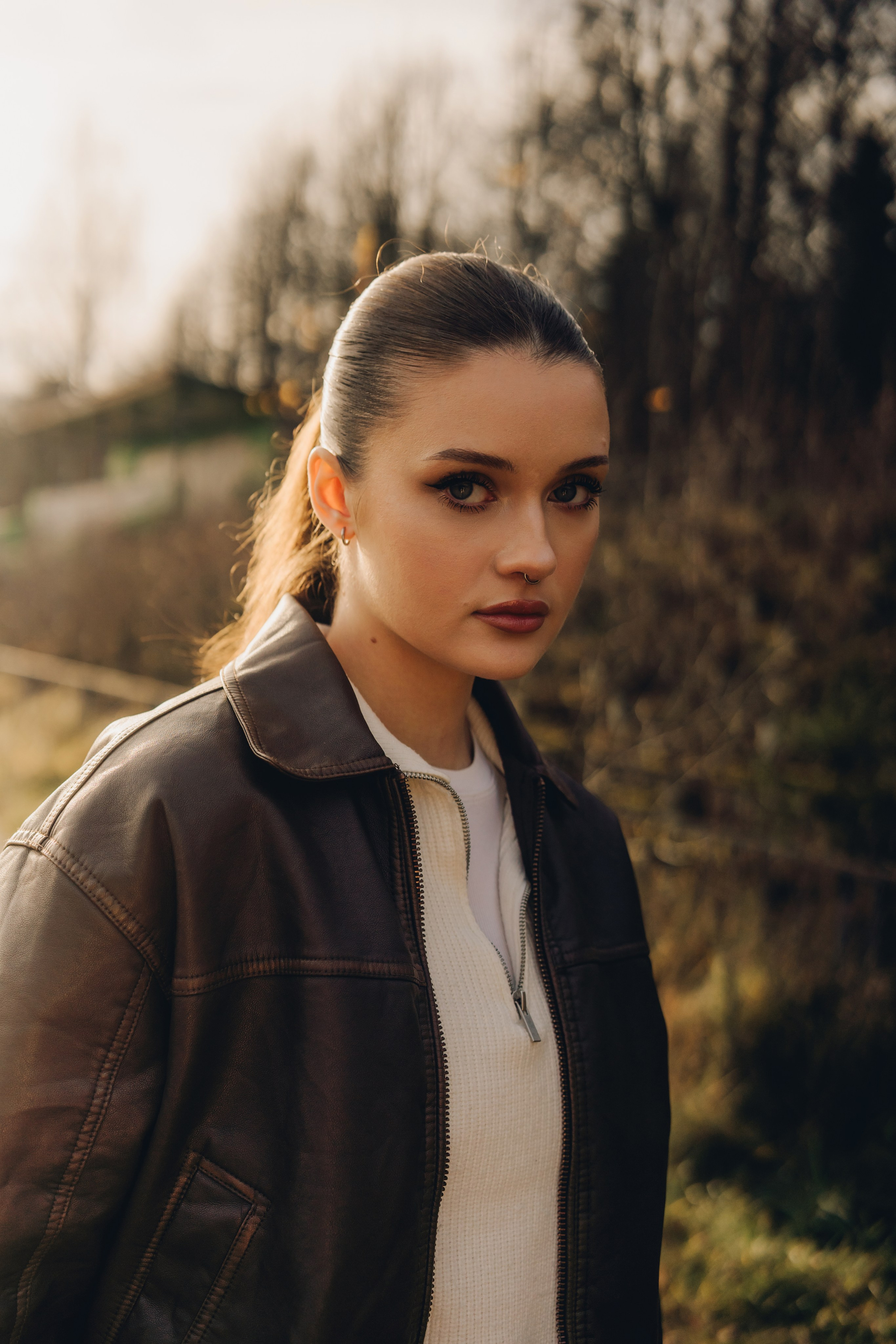 Анастасия | осенняя фотосессия в лесу. Портретный фотограф Москва