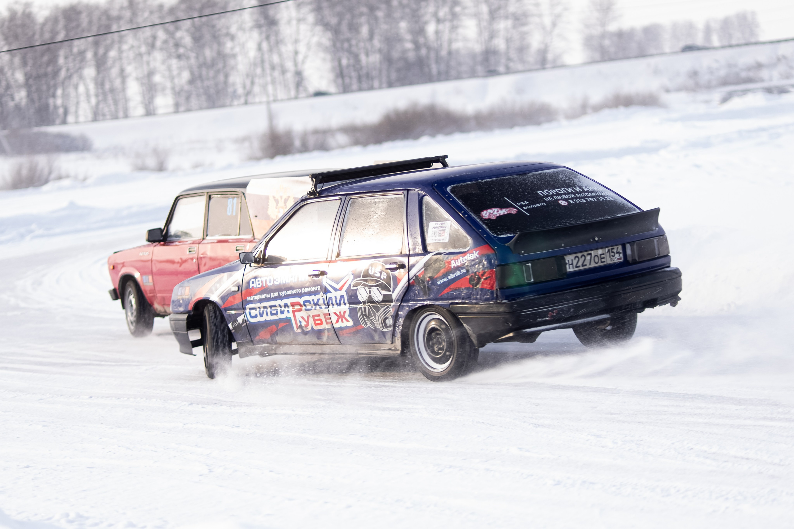 Репортажная съемка WINTER DRIFT CHALLENGE. Фотограф в Новосибирске Владислав Унтерберг