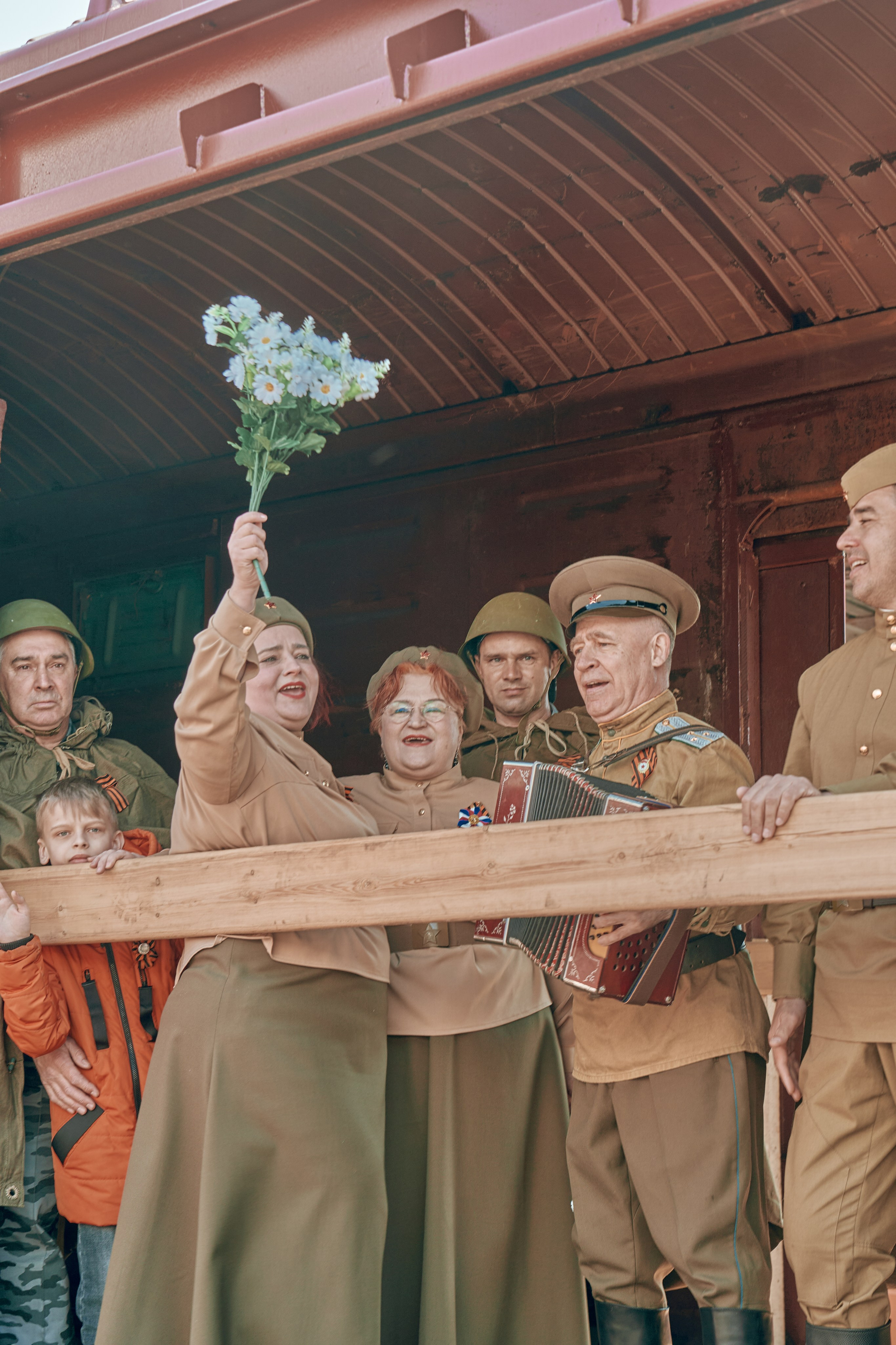 Поезд Победы!. Фотограф во Владивостоке