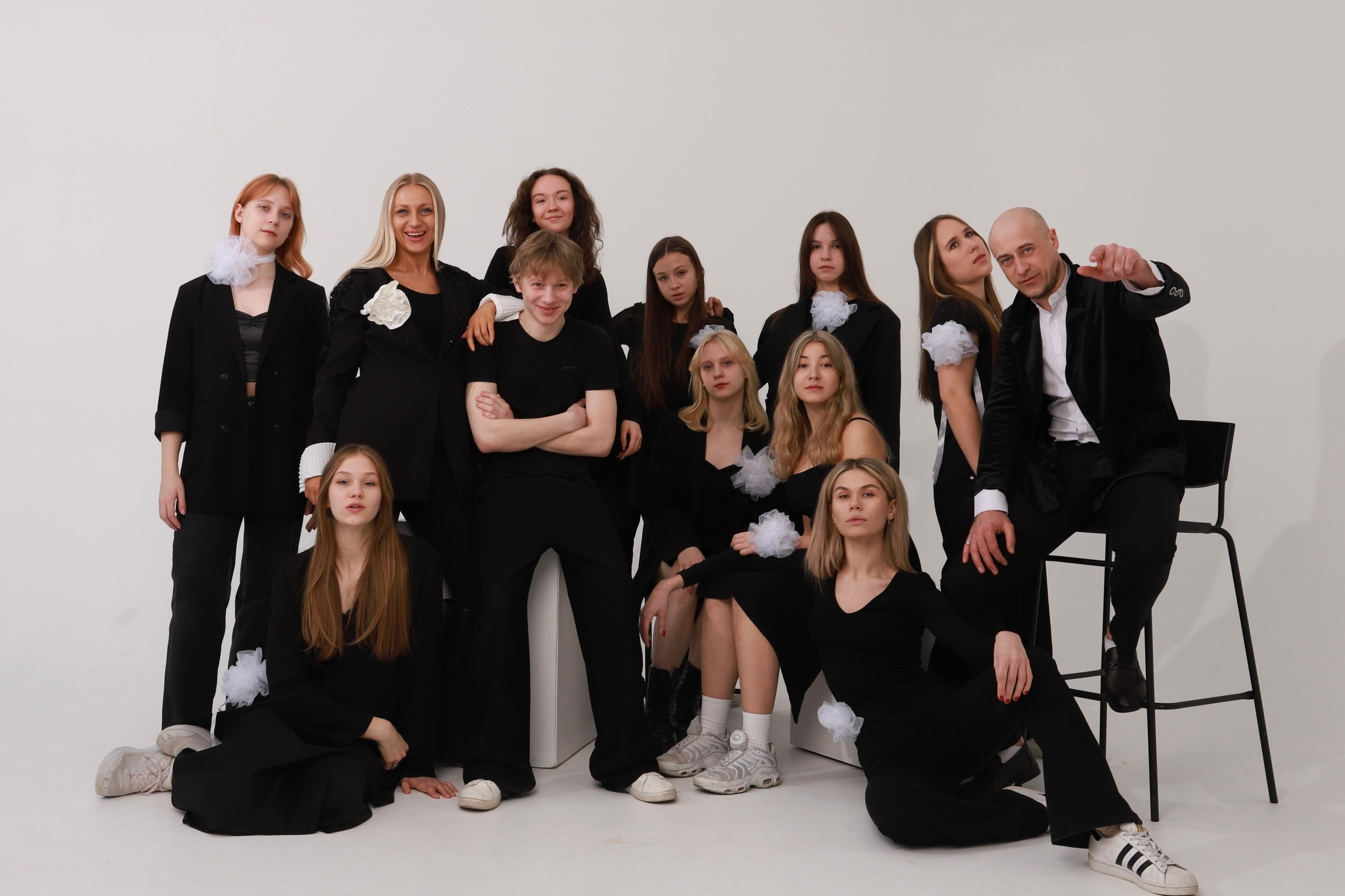 Старшая группа в студии. Фотограф Юлия Мальцева