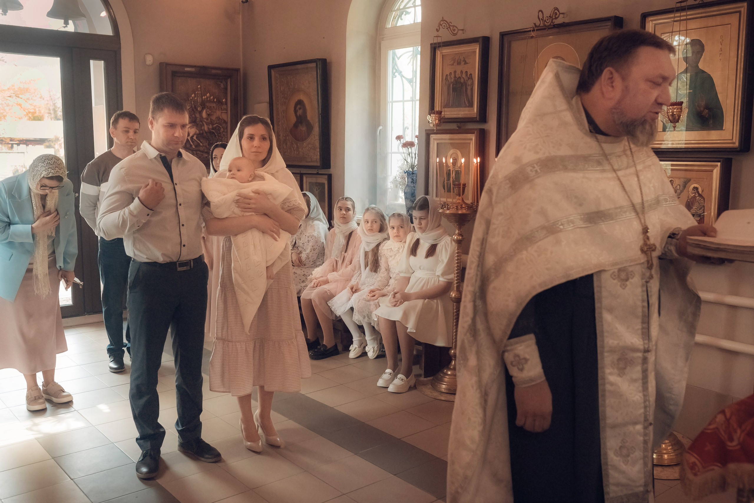 Таинство Крещения Василисы. Съемка Таинств Крещения Венчания, детские и семейные съемки в Пензе