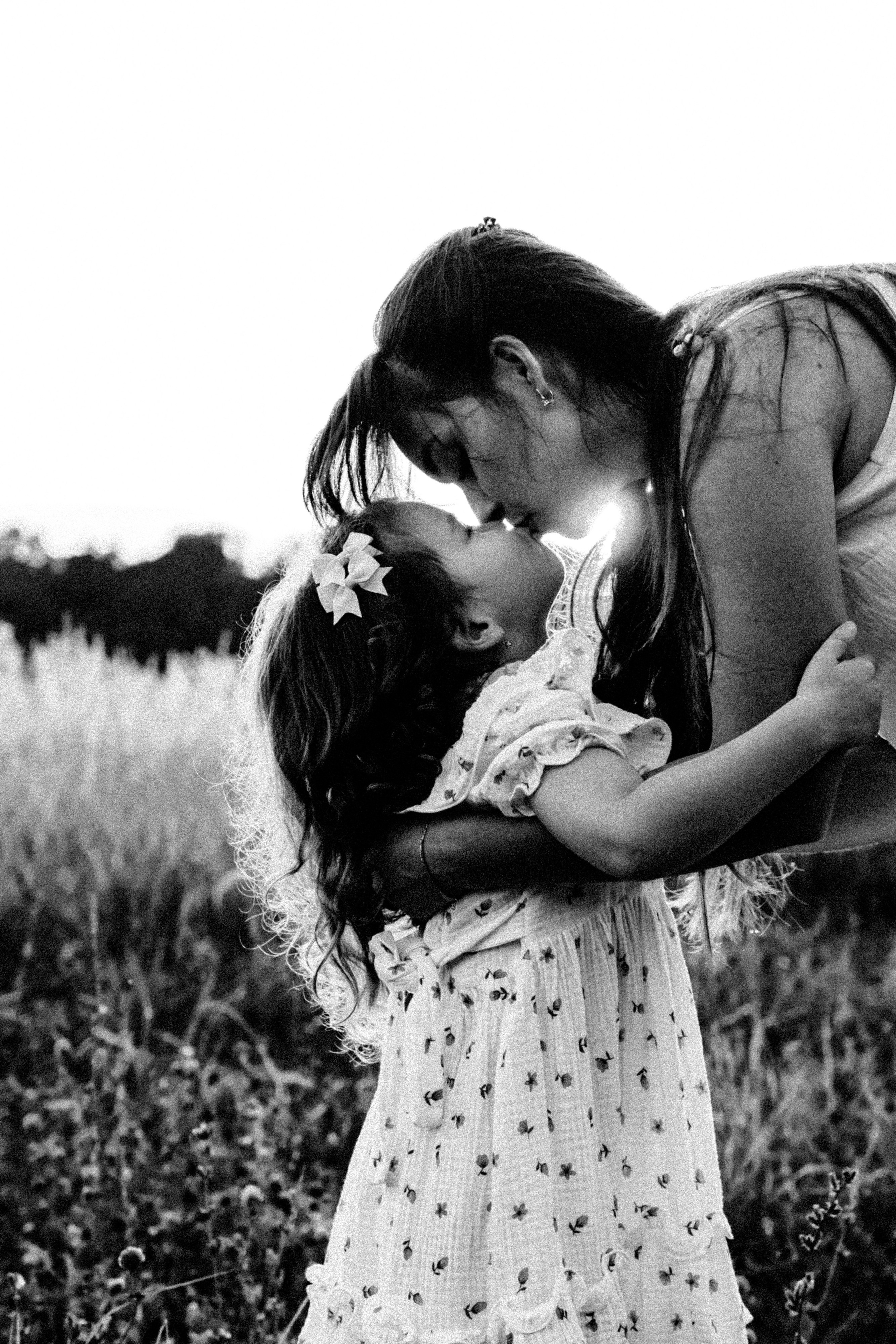 Семейная съемка на закате