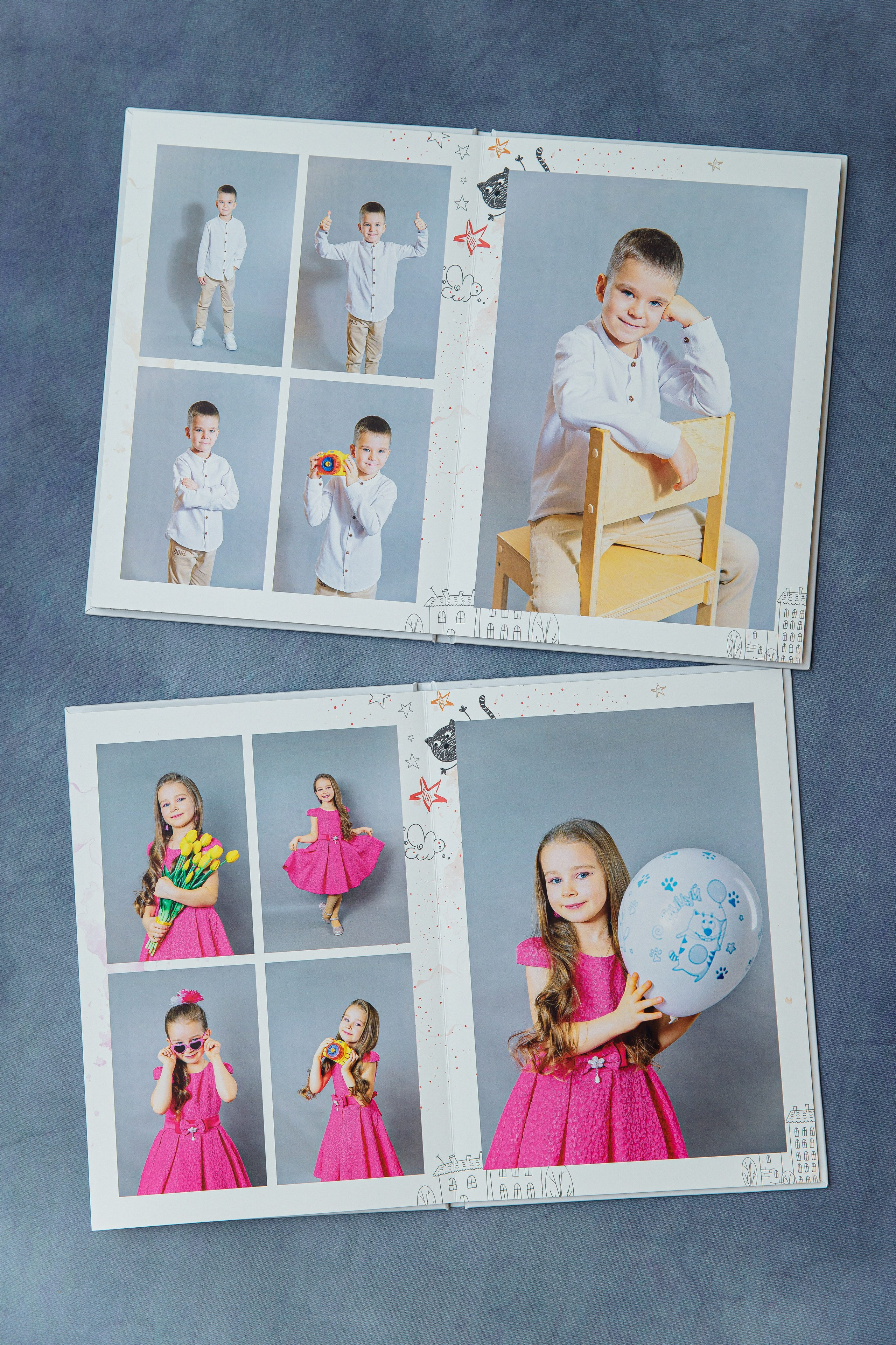 Альбомы «Котята» Детский сад' 2025. Семейный и детский фотограф в Москве Тихонова Ксения