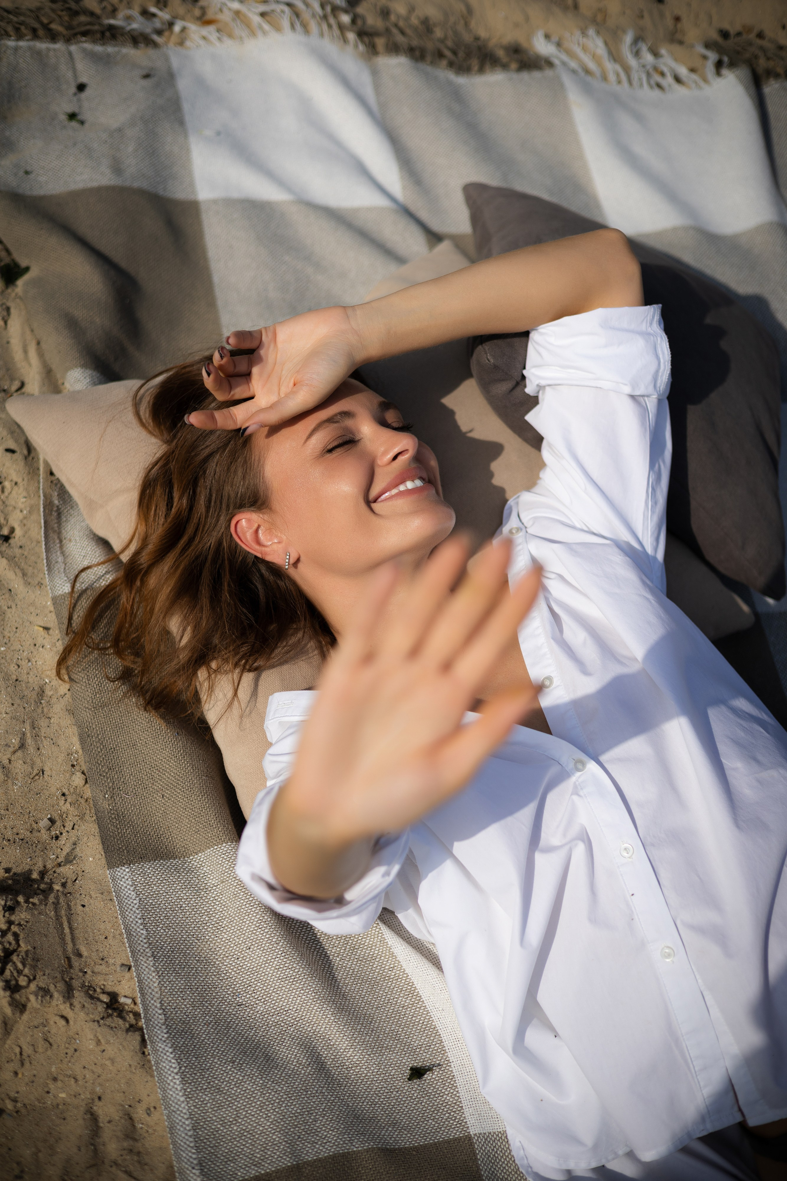 Съемки на улице. Анна Злищева