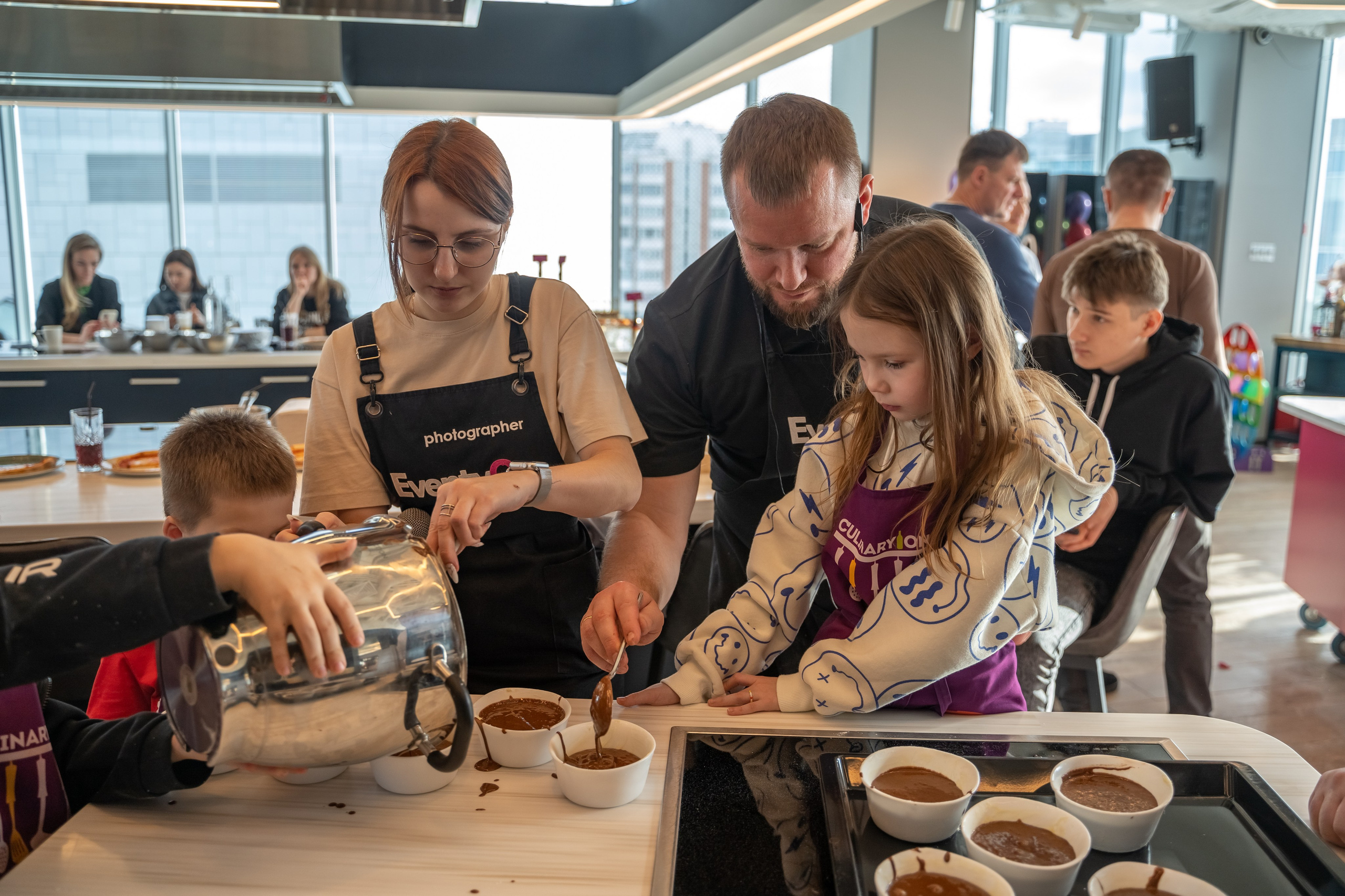 День Рождения в кулинарной студии. Фотограф в Одинцово, Москве
