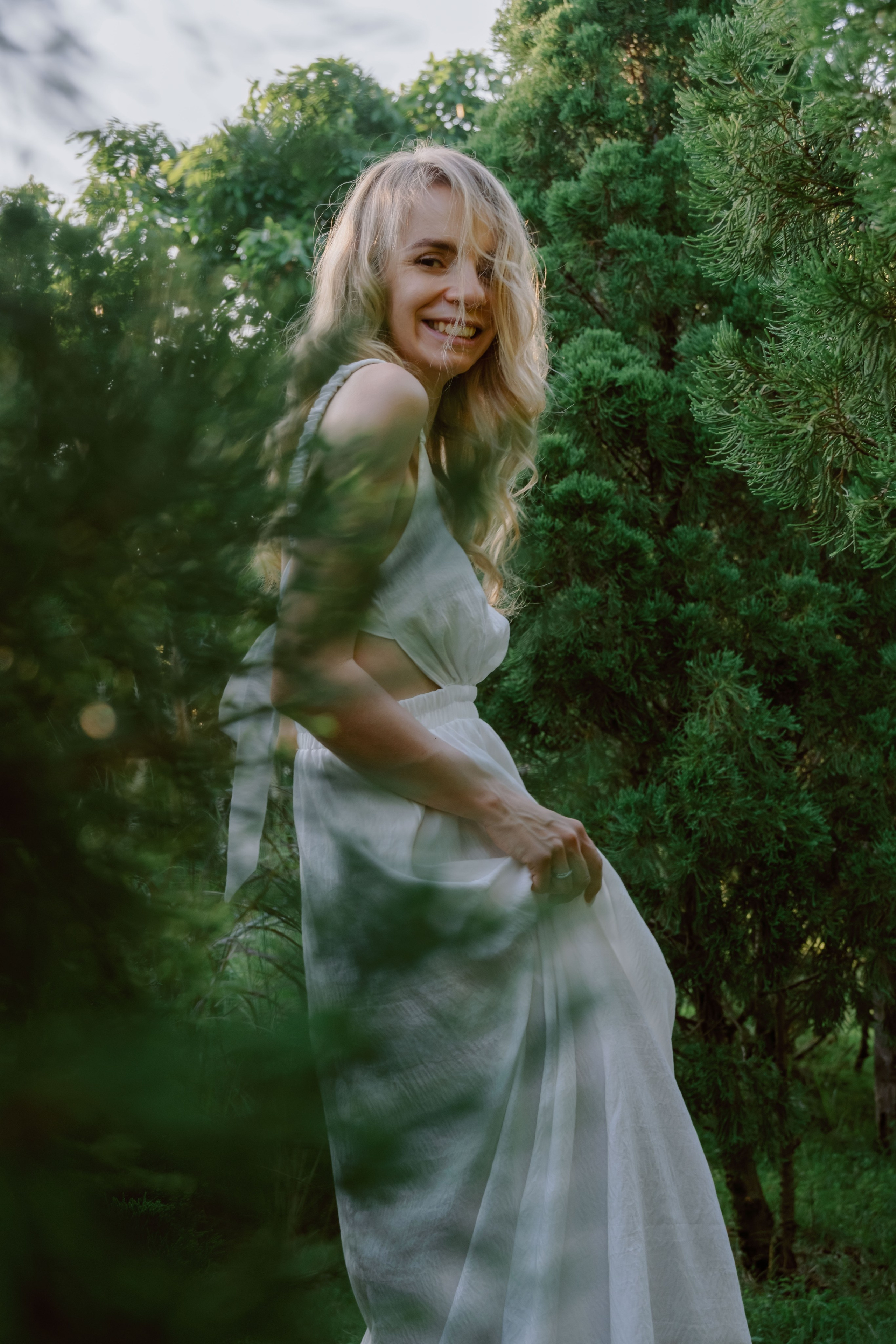 Natasha. Among these firs. Portrait photographer Nha Trang | Julia Meshanina