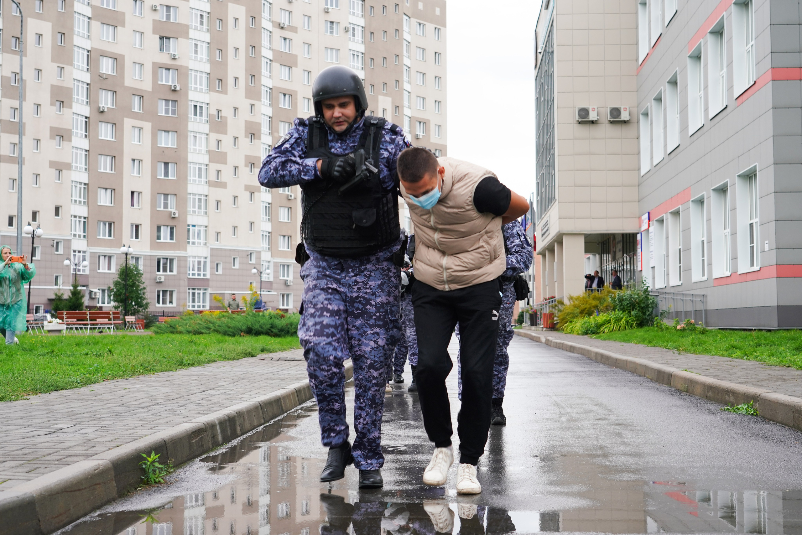 Всероссийские учения по антитеррористической угрозе. Фотограф Кемерово