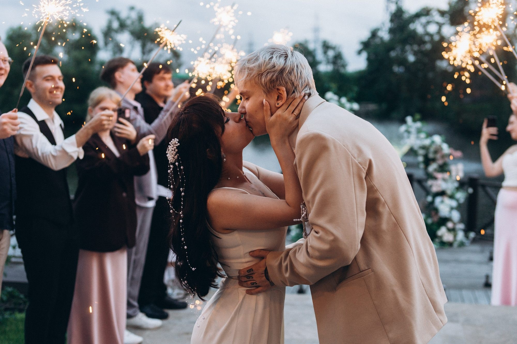 Свадебная фотосъёмка в Теплица парк. Сергей Гладков свадебный фотограф в Москве