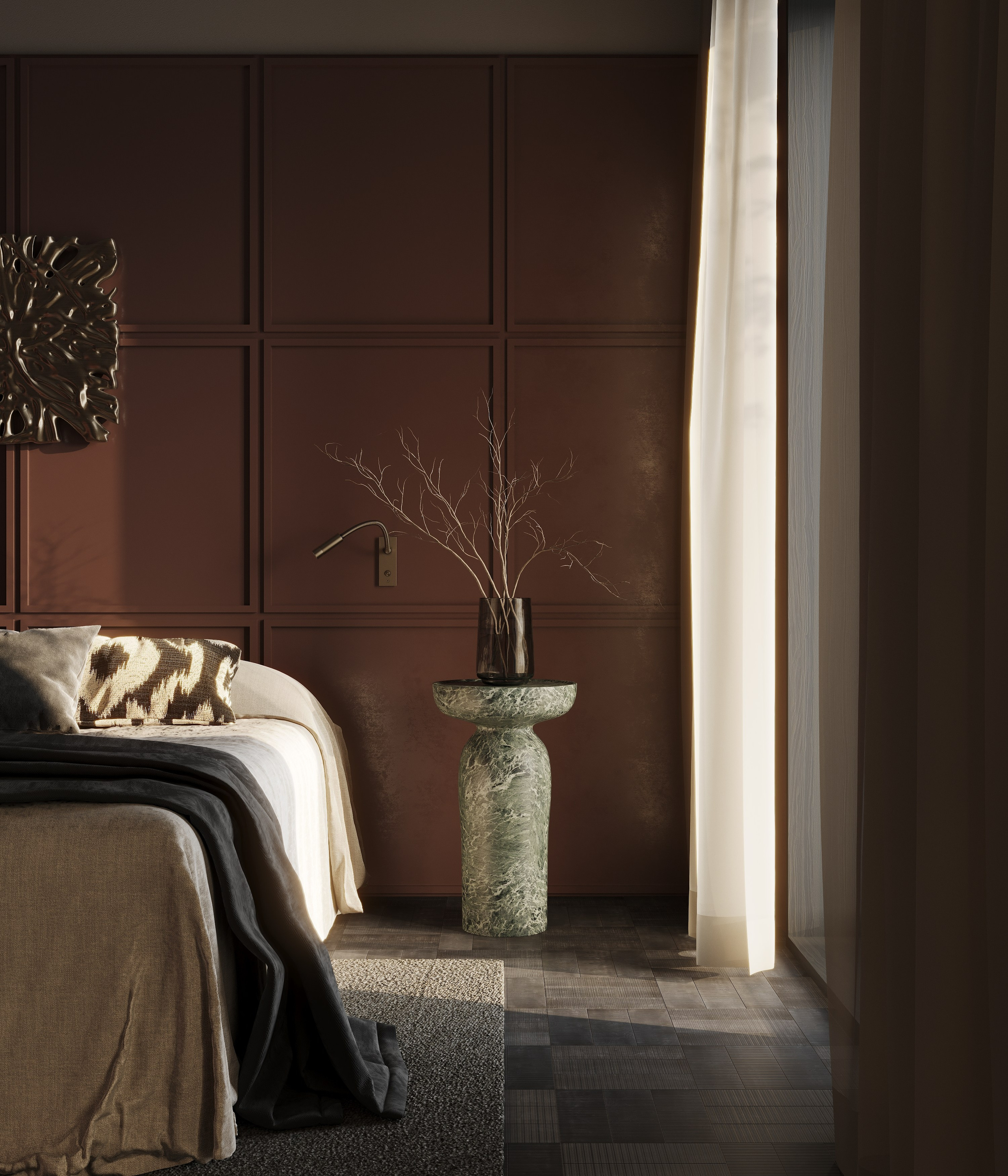 Autumn Bedroom. Середа Юлия | Визуализация