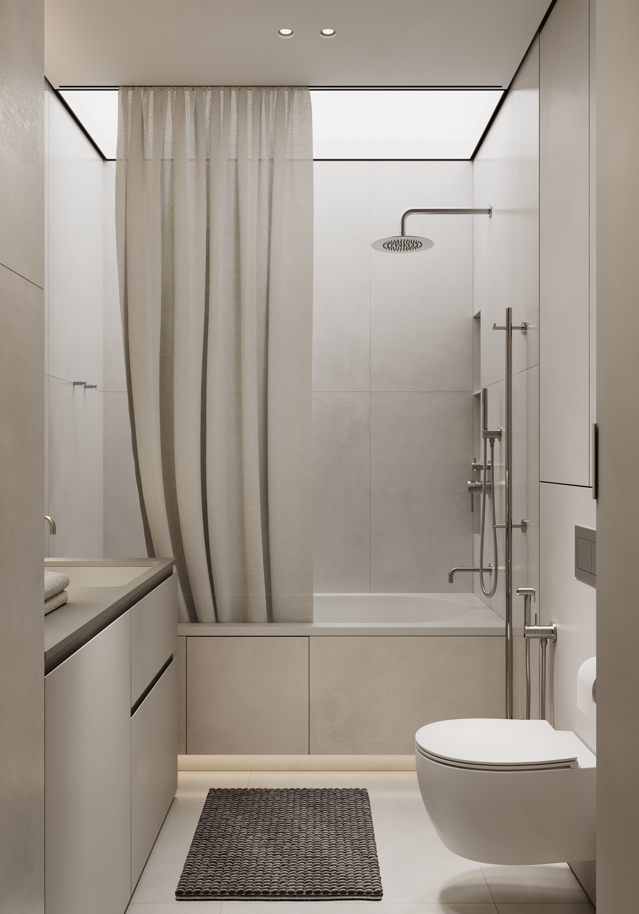 «Manhattan» | Bathroom. Середа Юлия | Визуализация