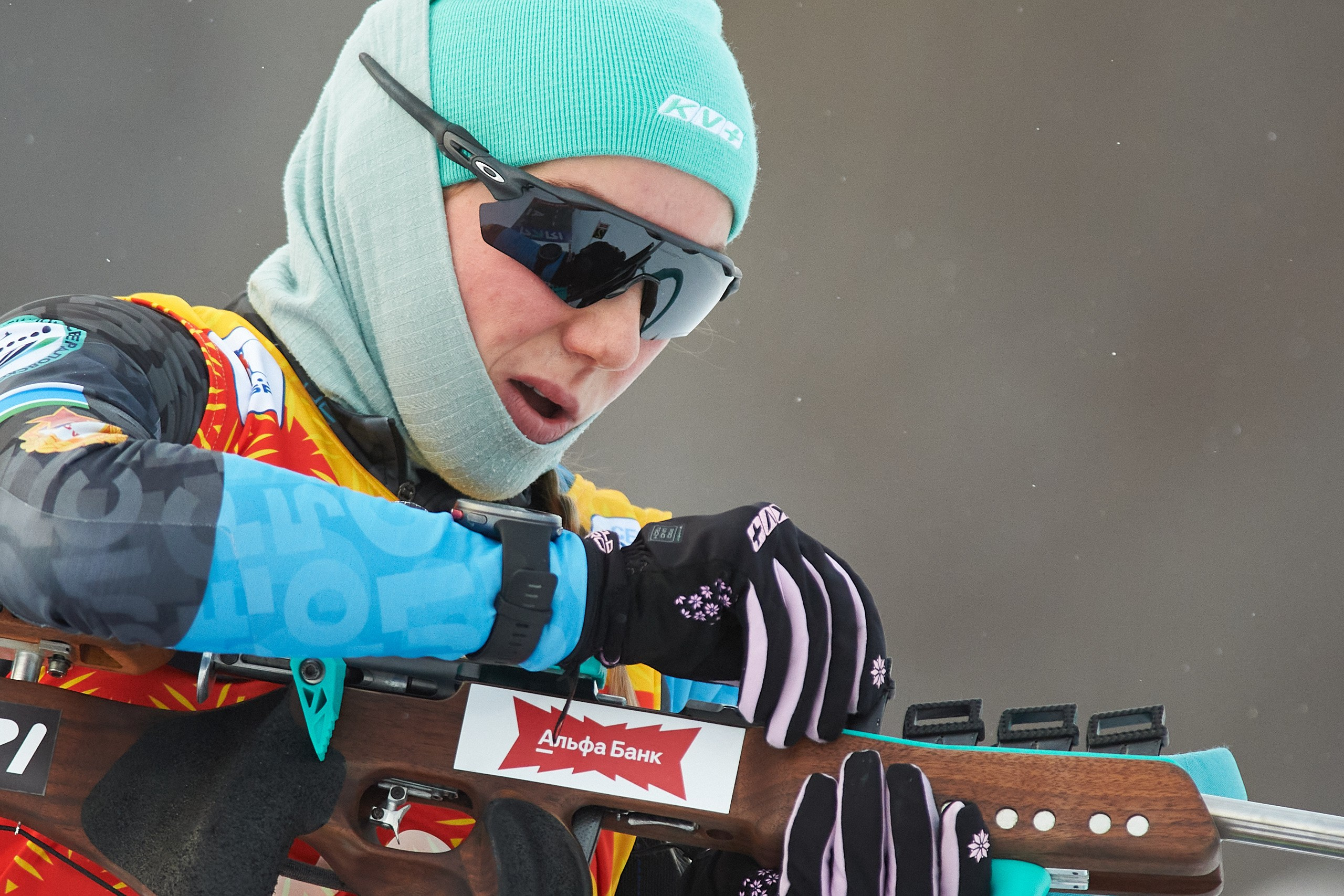 Ижевская Винтовка 55. Спринт. Женщины. Спортивный репортажный фотограф в Ижевске Сергей Мерзляков