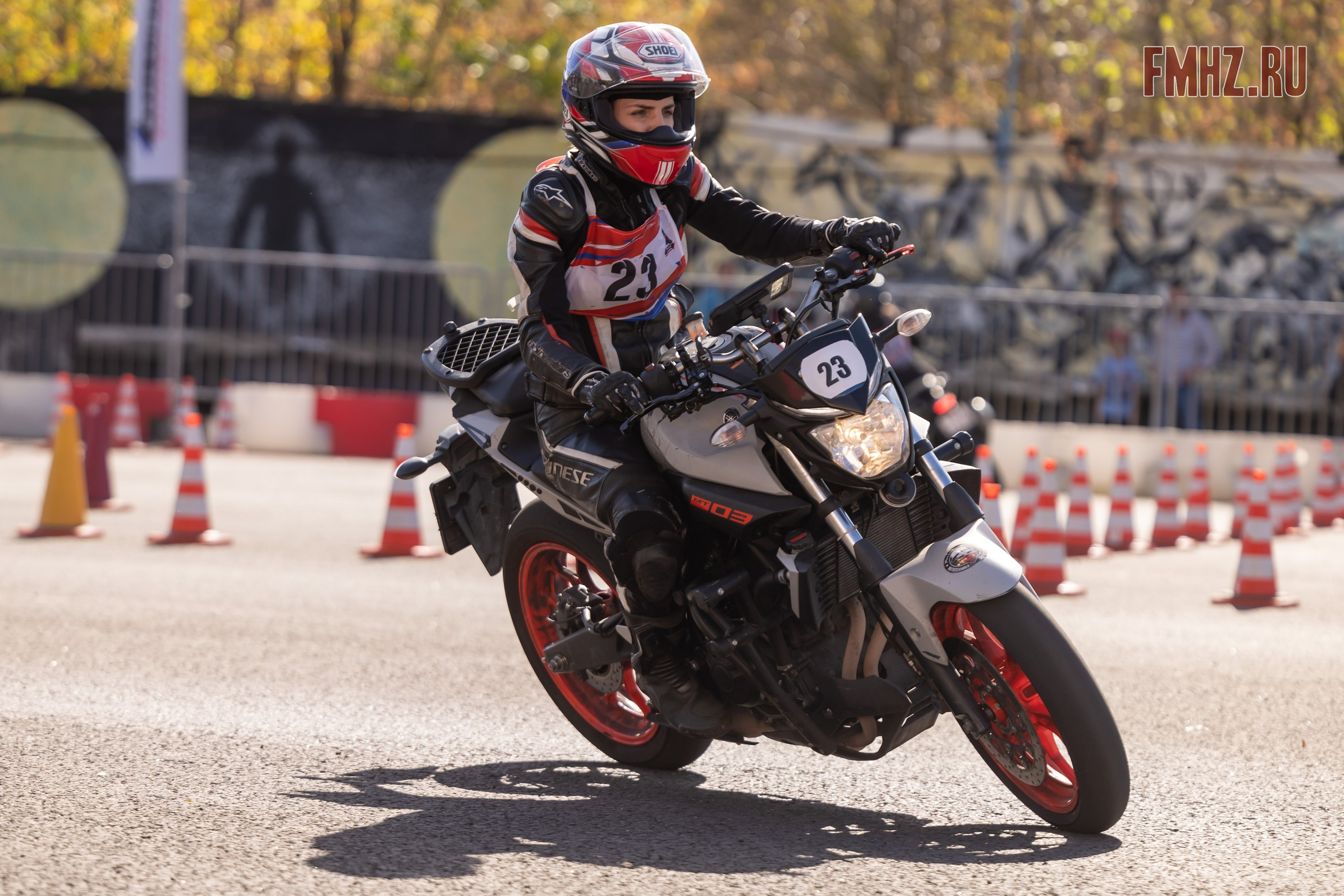 Соревнования по мотоджимхане на площадке Мосгортранс 15.09.2024. Фотограф Владимир Охрименко