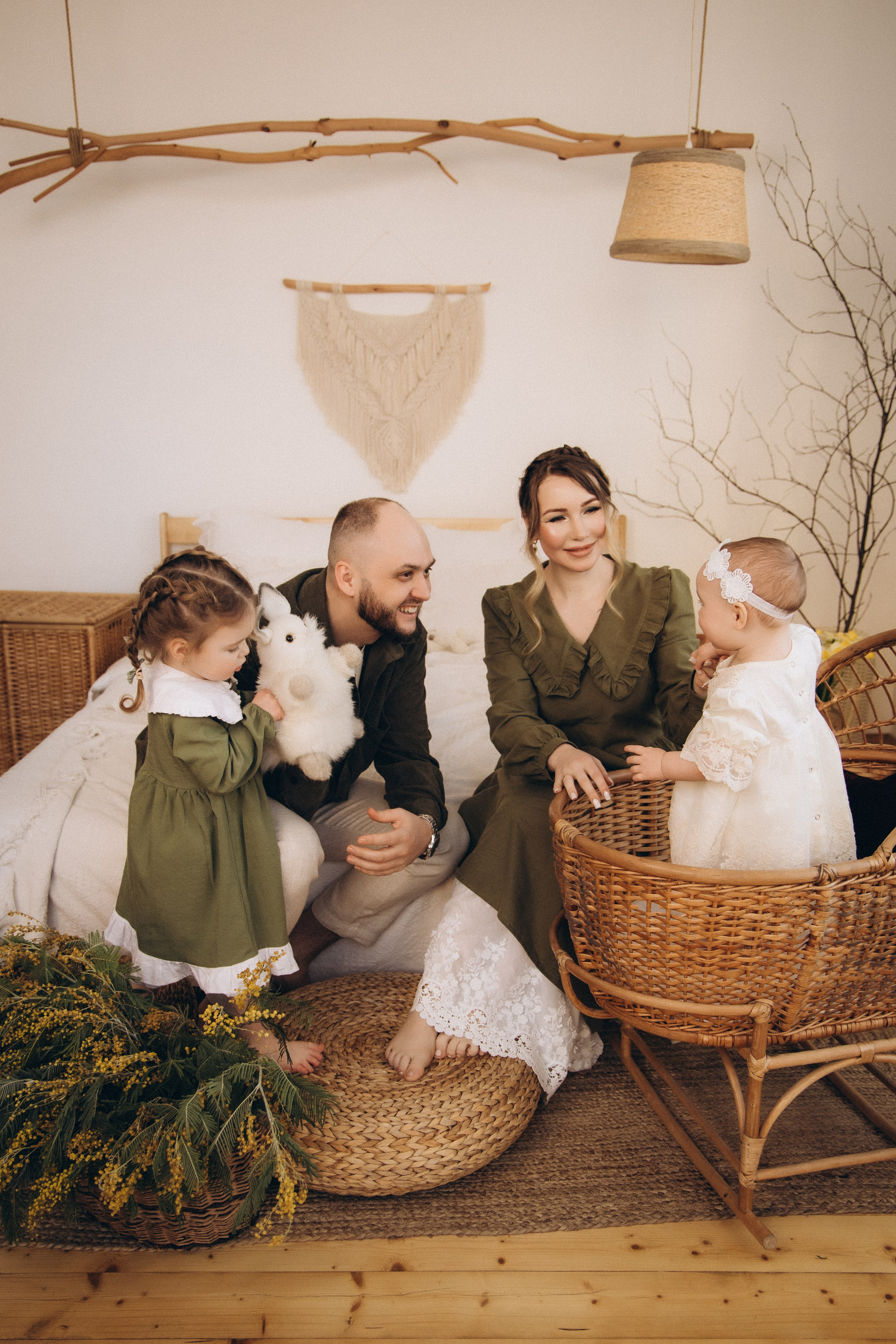 Юлия с семьёй