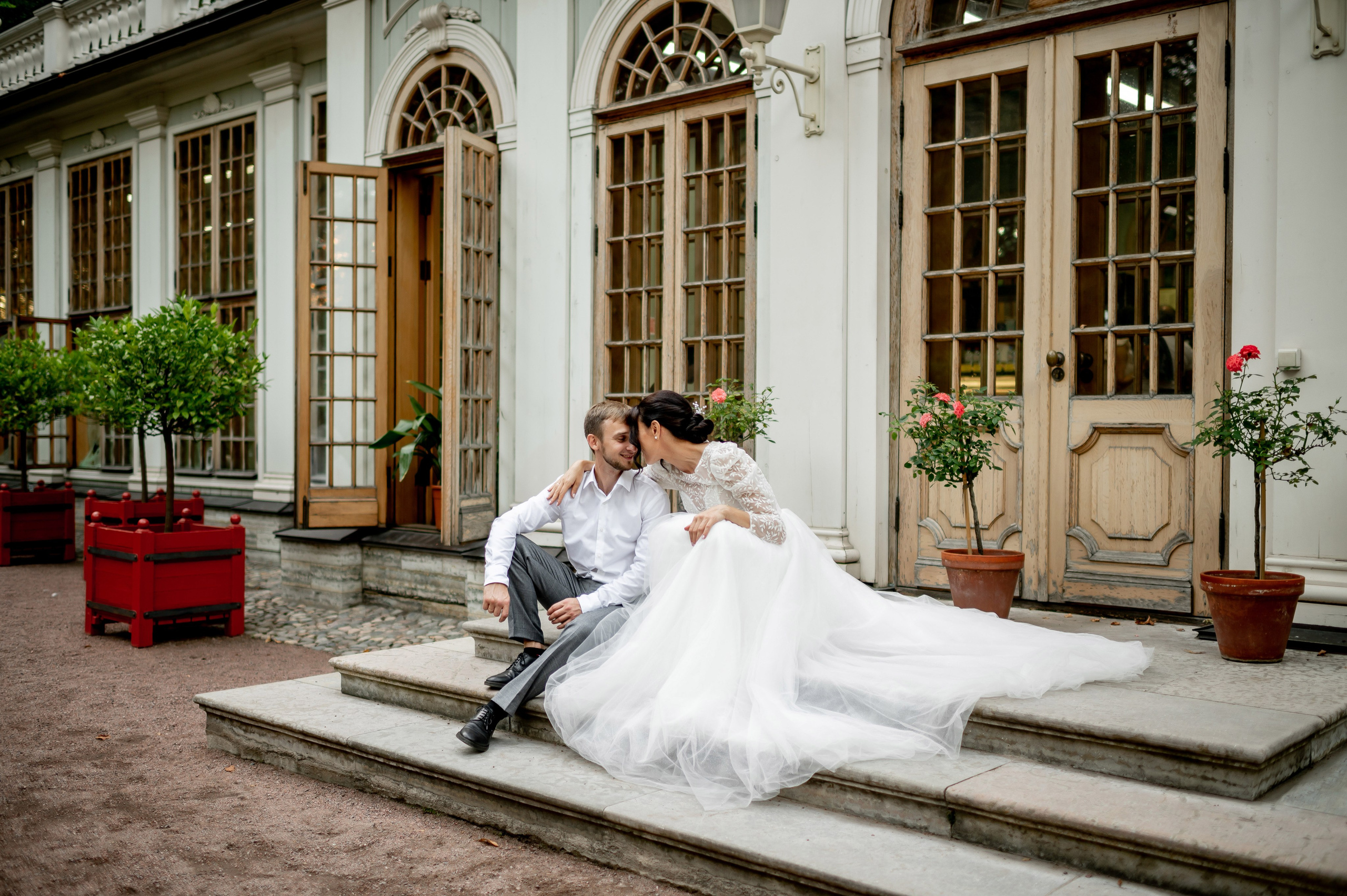 Кирилл и Анжела (круассаны, кофе и фотосессия в Летнем саду). Портретный, семейный и свадебный фотограф в Санкт-Петербурге и в Пушкине Ширяев Денис