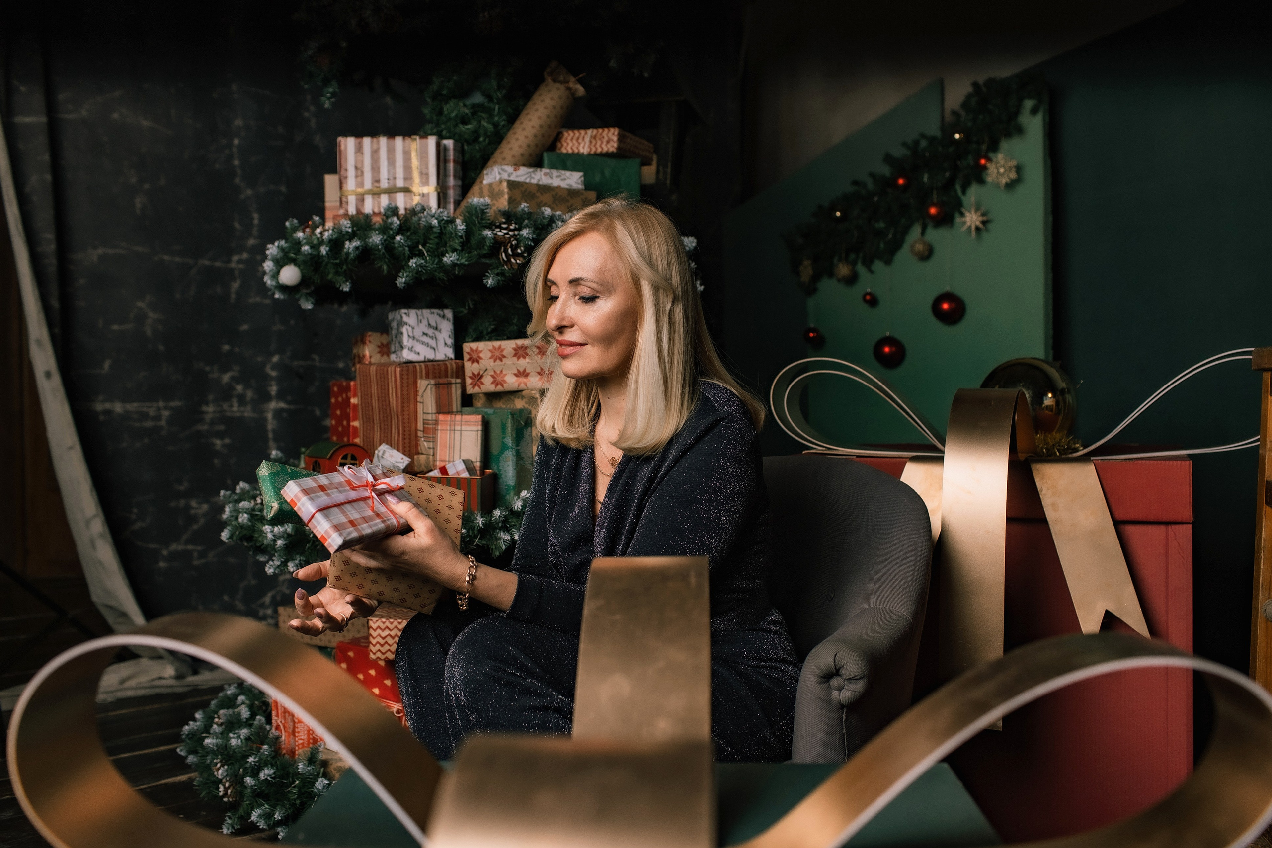 Студия Культура. Семейная новогодняя съемка. Фотограф Софья Васильковская