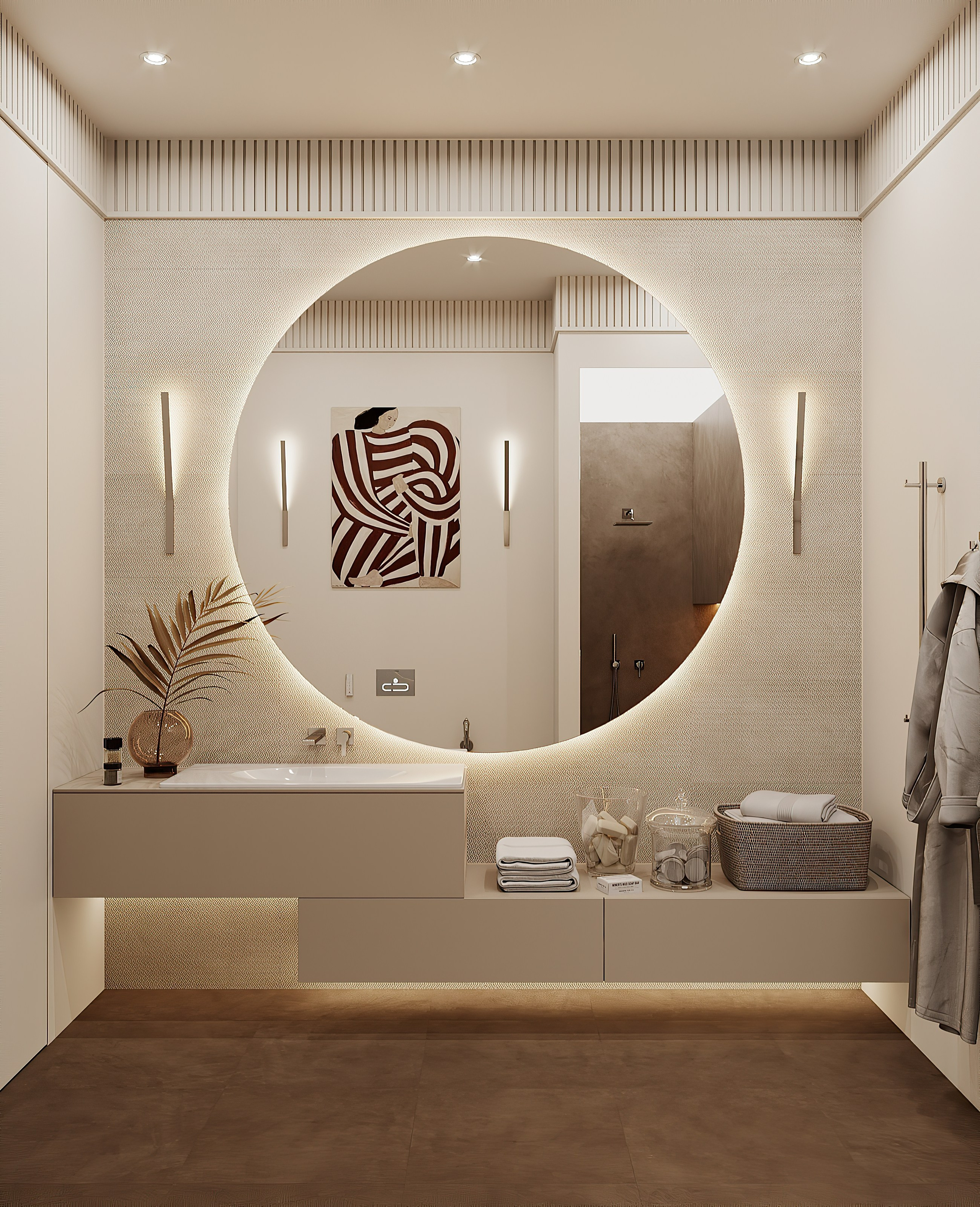 Санузел по проекту Мартыновой Н. и Бородиной Е. Визуализатор Векшина Елена