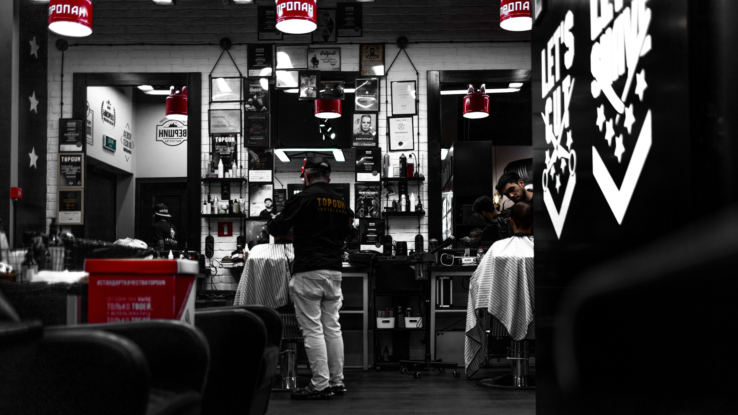 Барбершоп TopGun. Фотограф Нина Крутая Москва