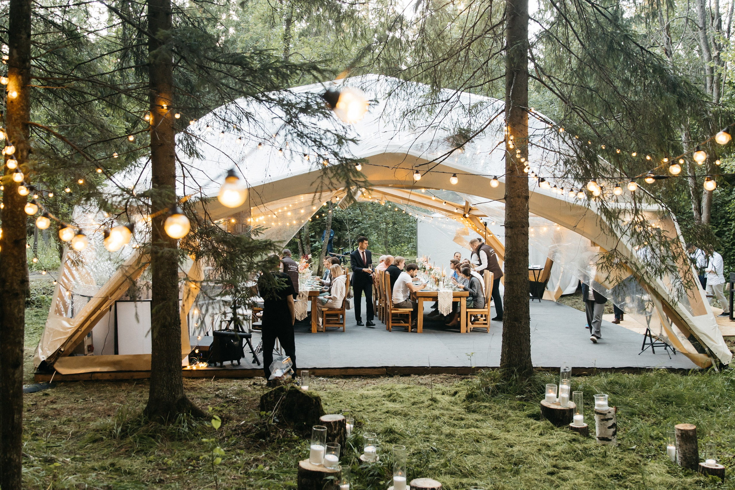 Репортаж Ужин в Лесу. Свадебный и семейный фотограф в Москве Холда Тати