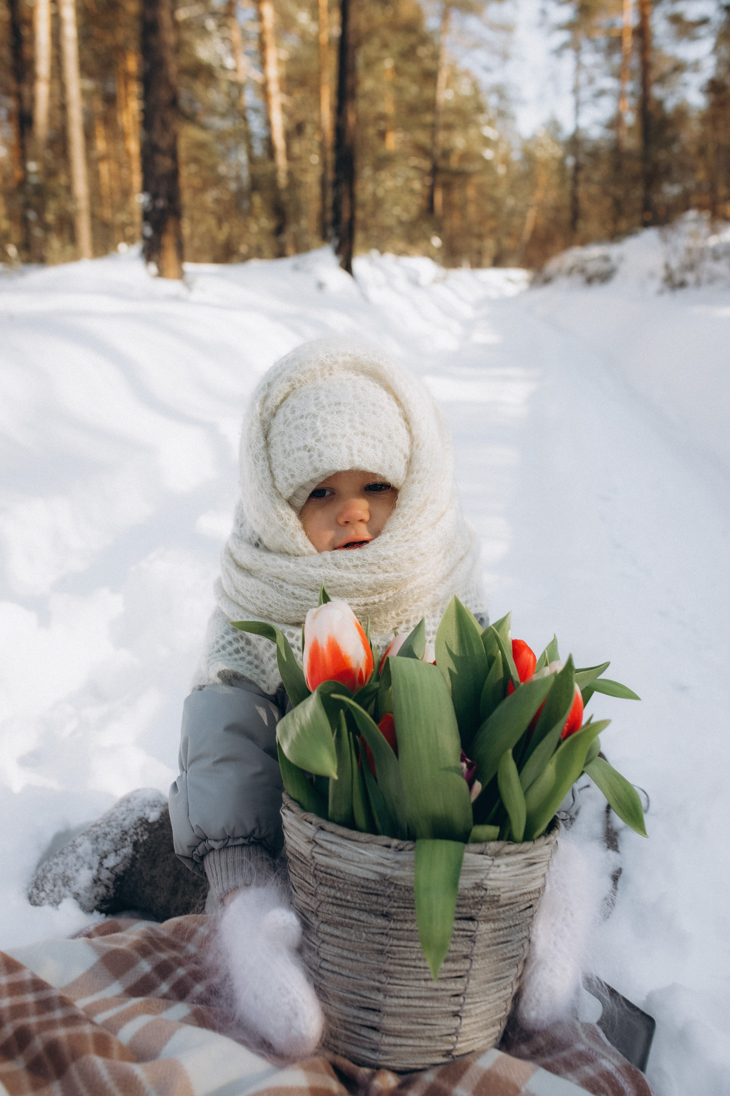 Девочка Зима. Семейный и детский фотограф город Тында Дарья