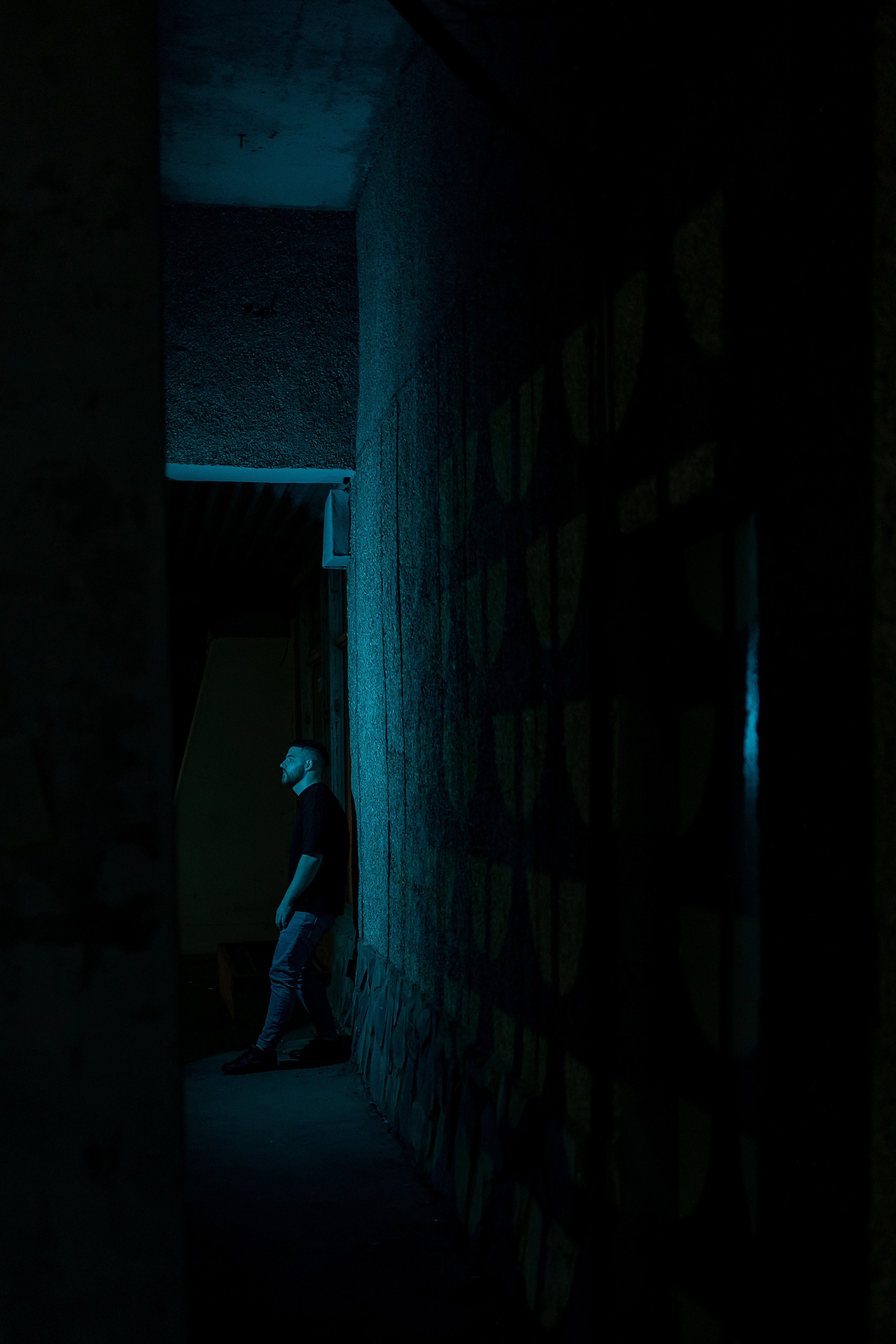 В ночном городе. Портретный фотограф