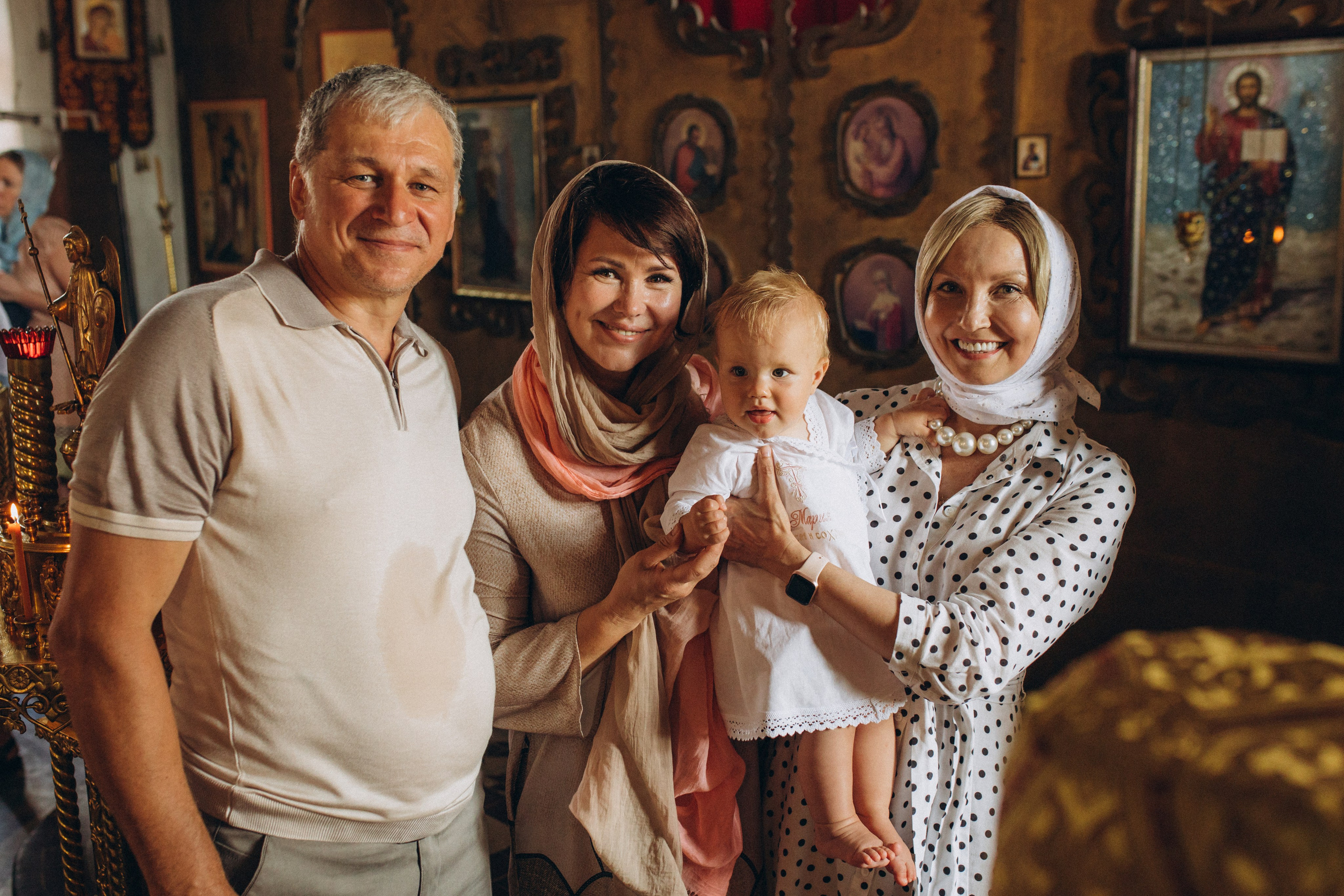 Крещение Марии. Семейный фотограф в Обнинске