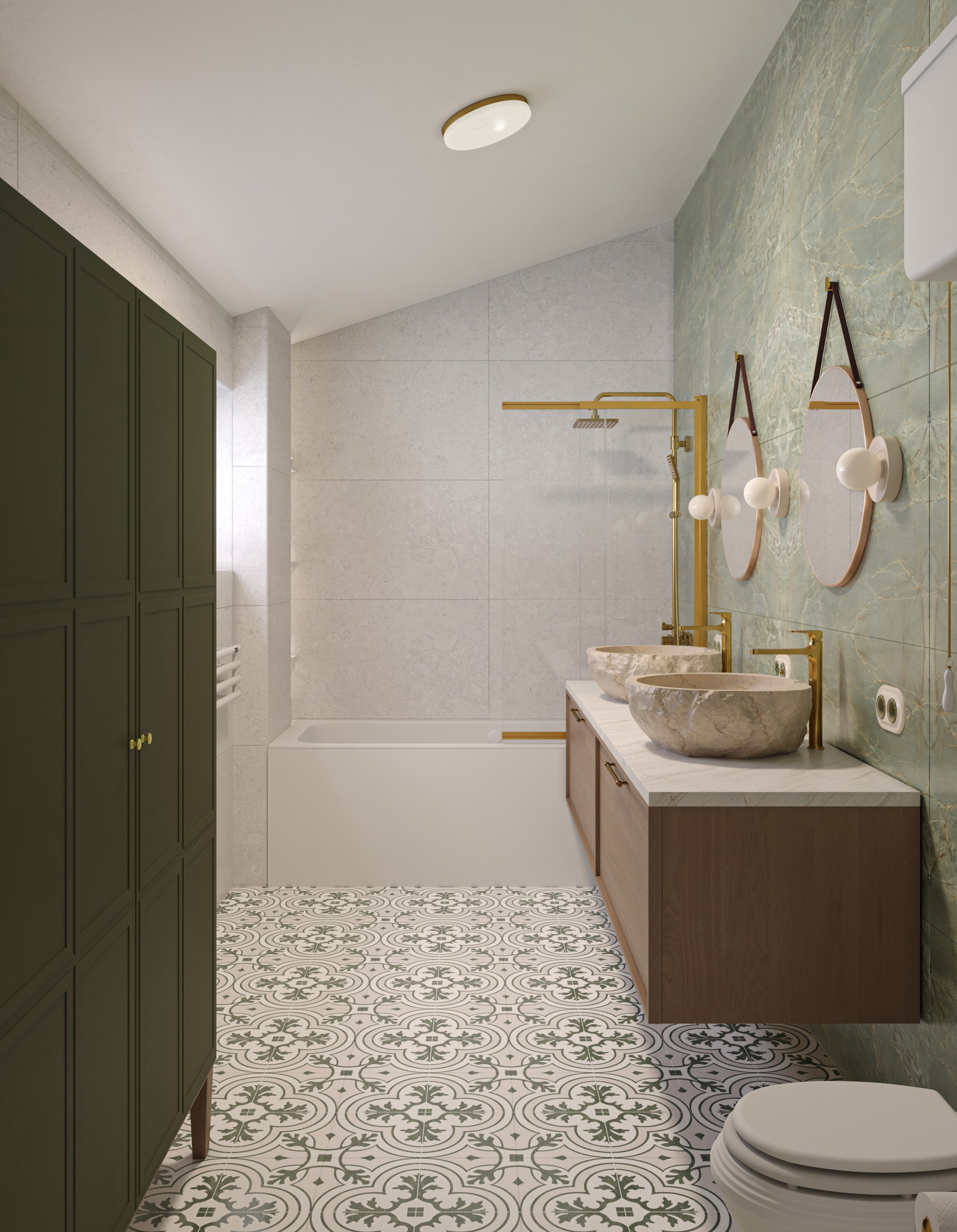 SP Osinka. 3D visualization of exteriors and interiors