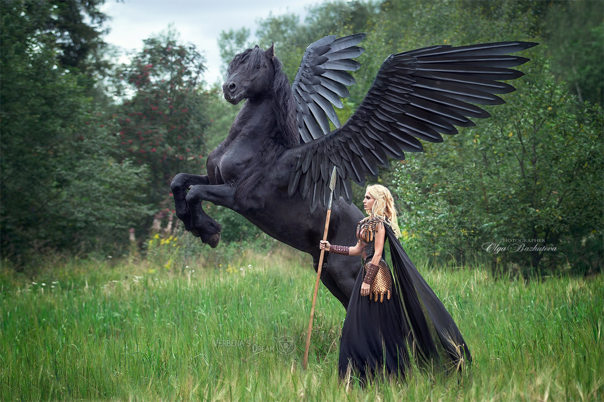 Фотосессия с лошадью в Русском стиле. Ольга Бажутова конный и портретный фотограф в Москве