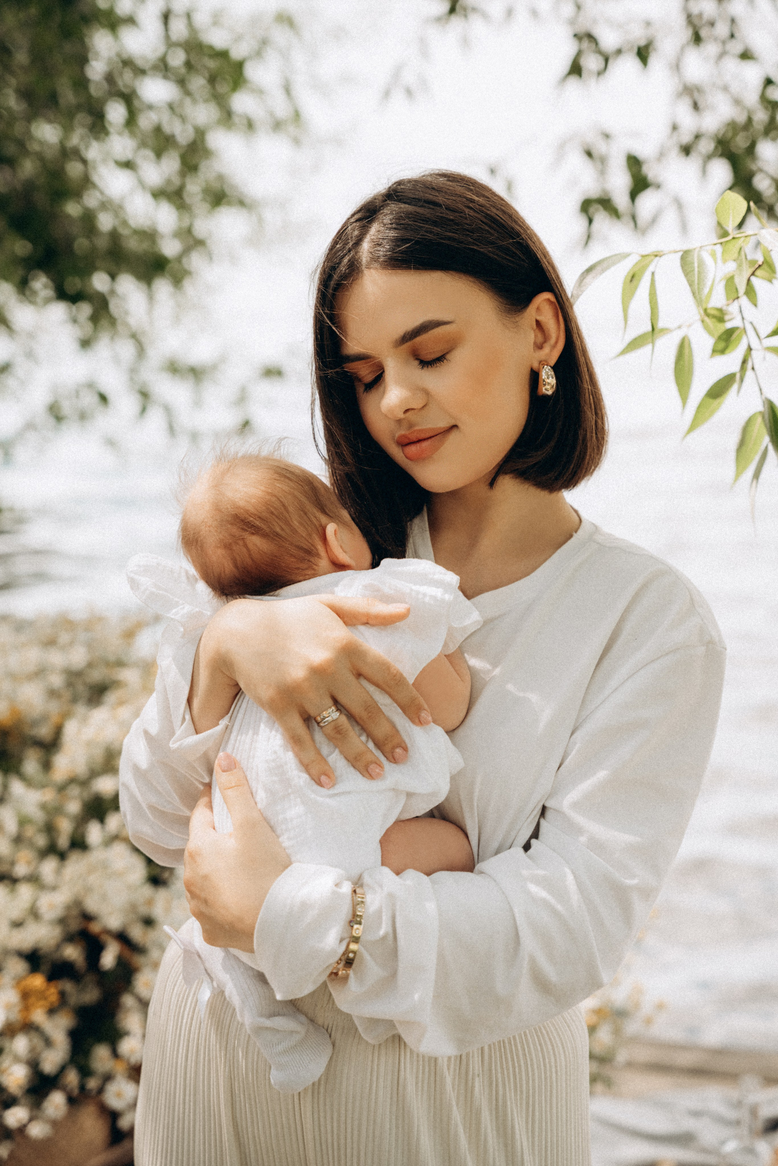 Таня и малышка Элина. Фотограф Мария Миллс | Минск