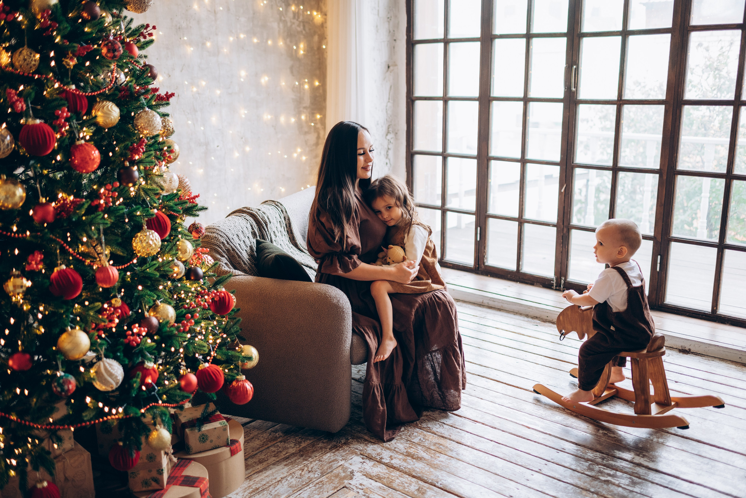 Новый год в сказке. Семейный фотограф в Тюмени Ксения Мязитова