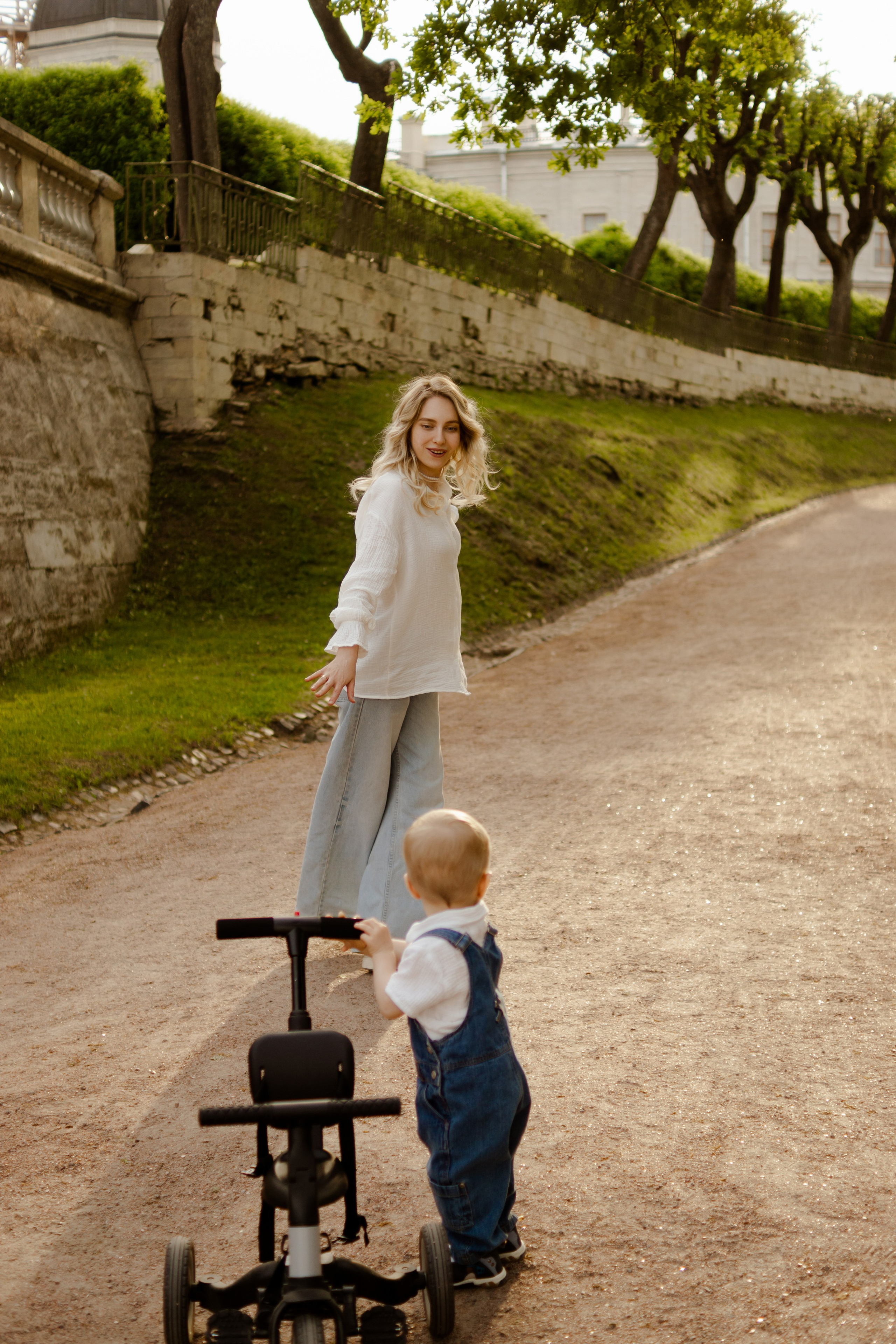 Аня с сыном Сашей