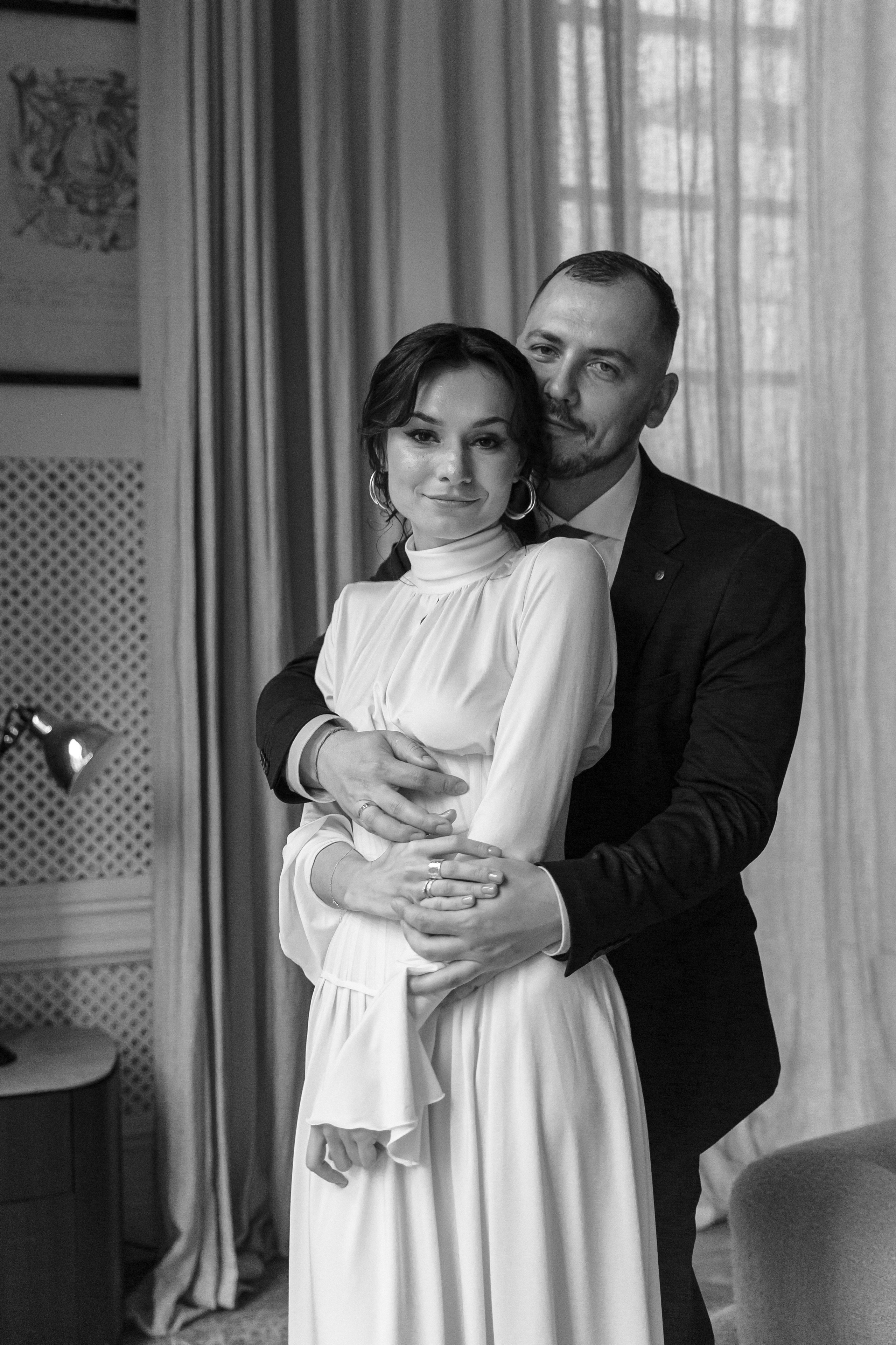 Юленька и Антон ЧБ. Фотограф в Москве и Сочи