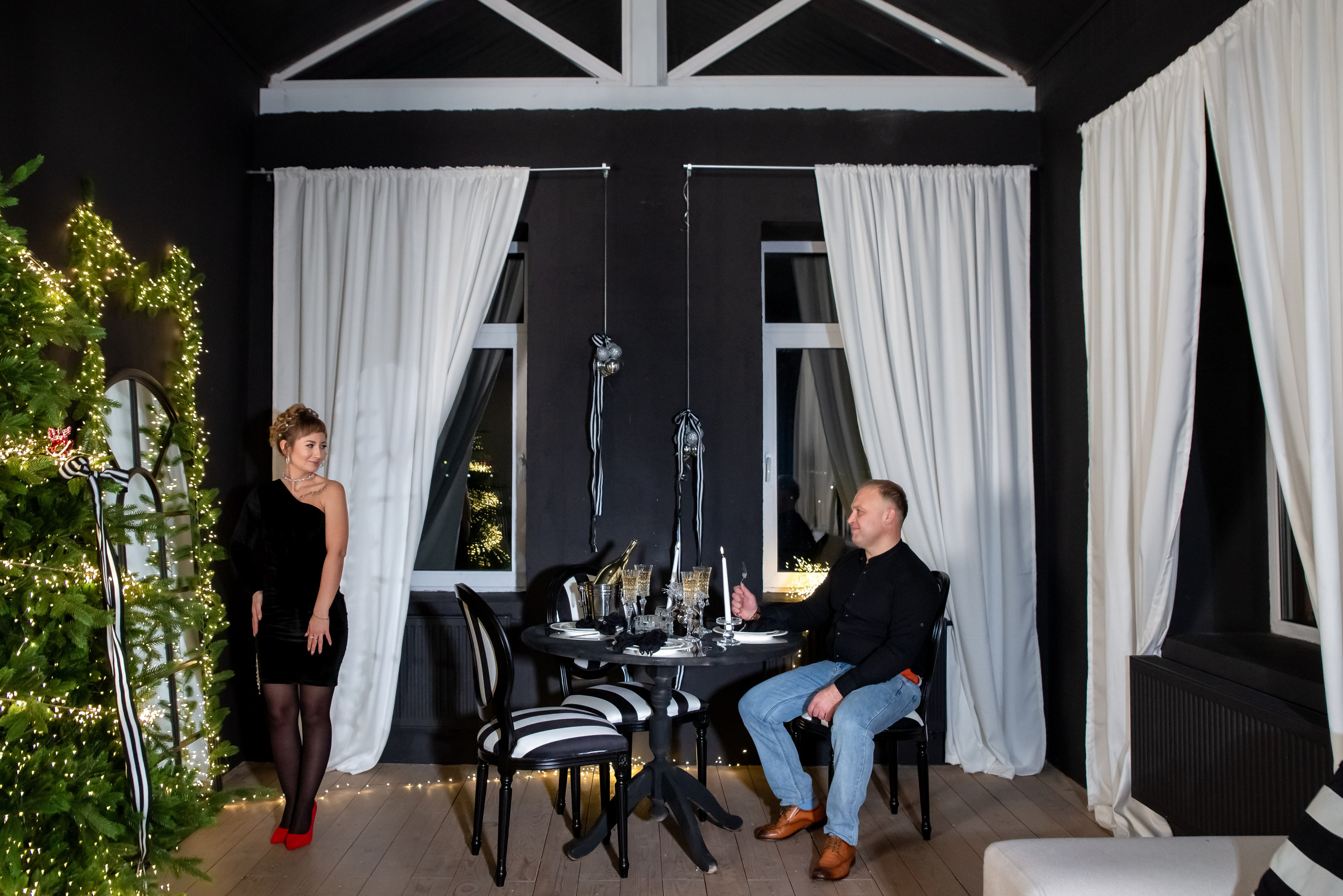 Новогодняя студийная. Фотограф Крещение Венчание Москва