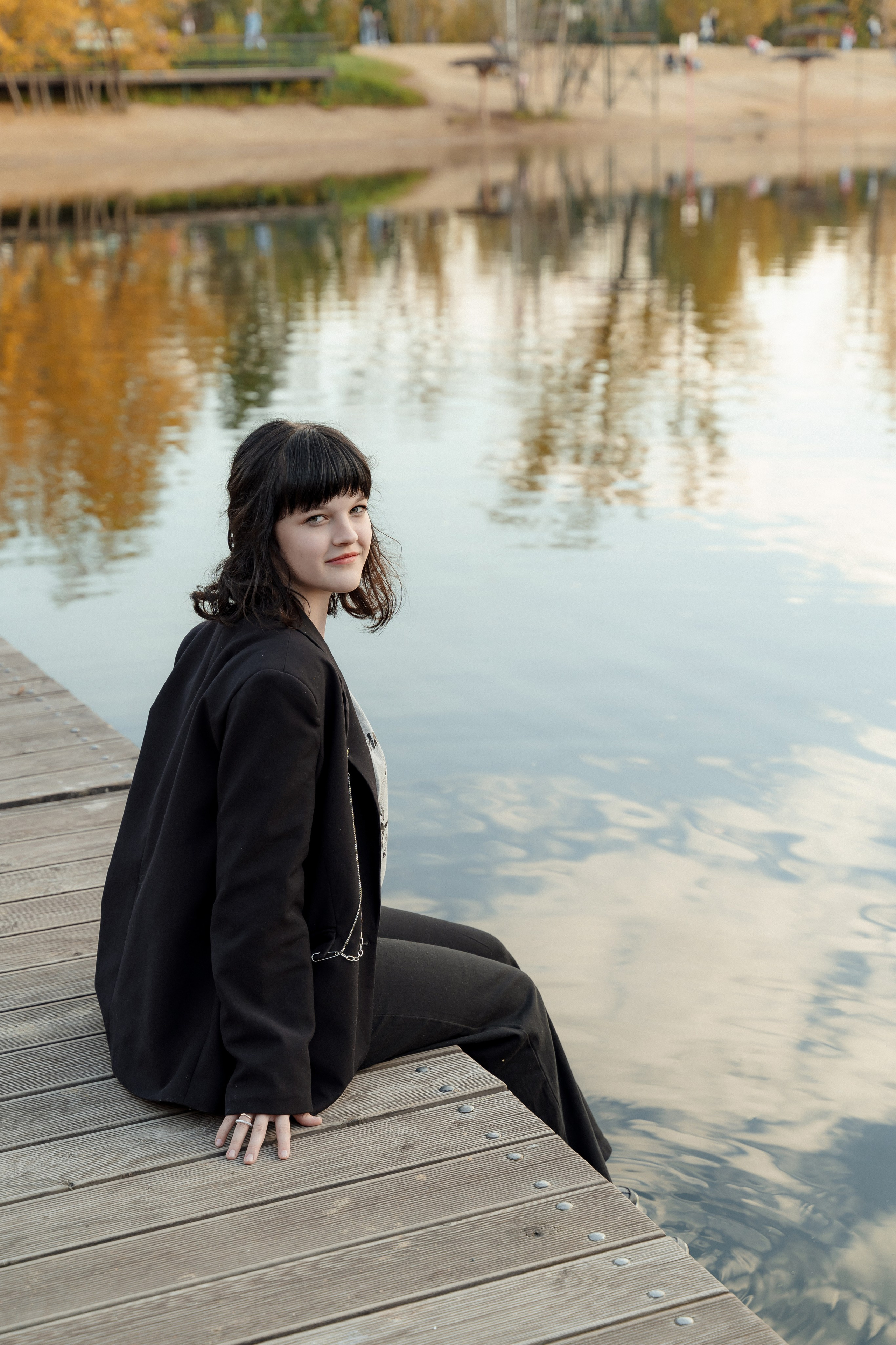 Фотосессия осенью в парке. 11 класс. Фотограф Ким Наталья в Красноярске