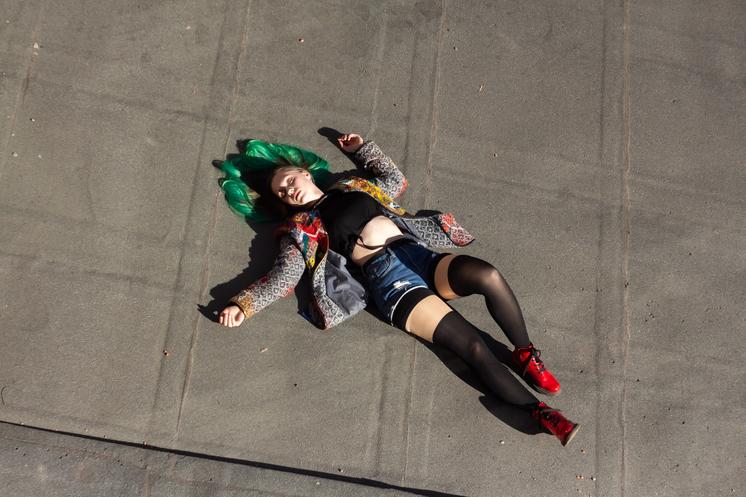 Настя Павлова. Крыша. Портретный фотограф в Санкт-Петербурге Александр Быстрицкий