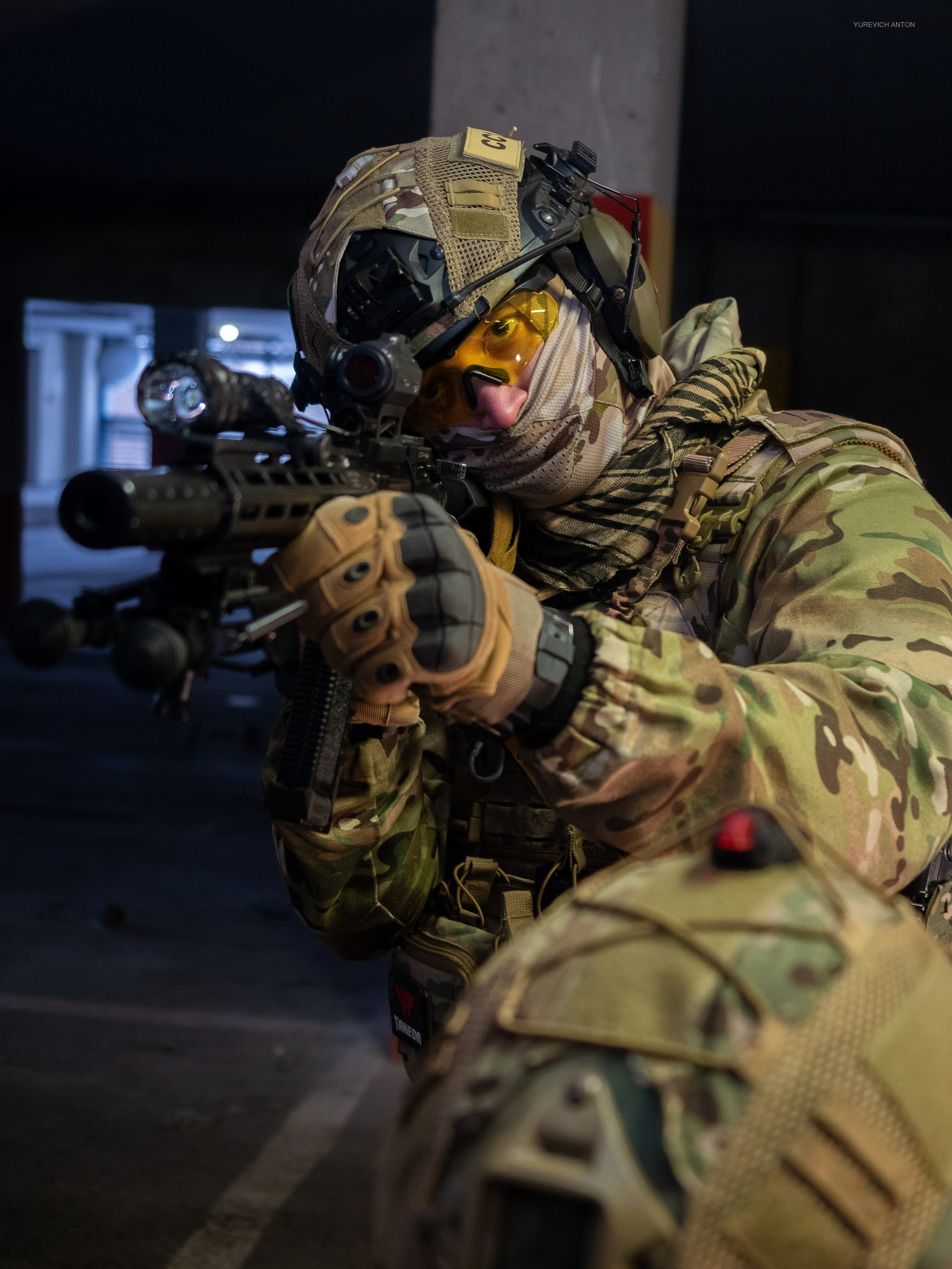 Милитари. Сайт портфолио двух профессиональных фотографов