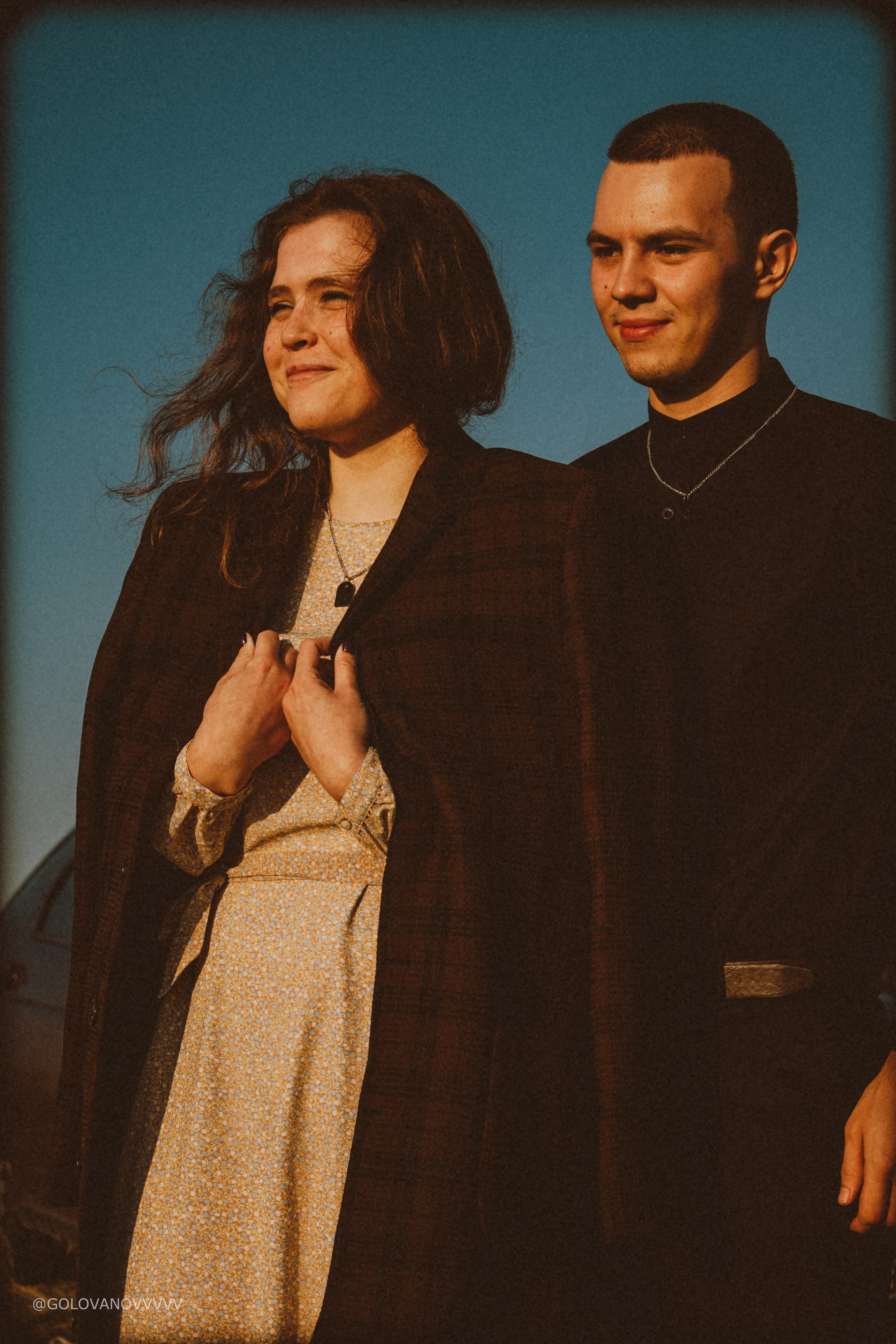 Love story фотосессия в ретро стиле