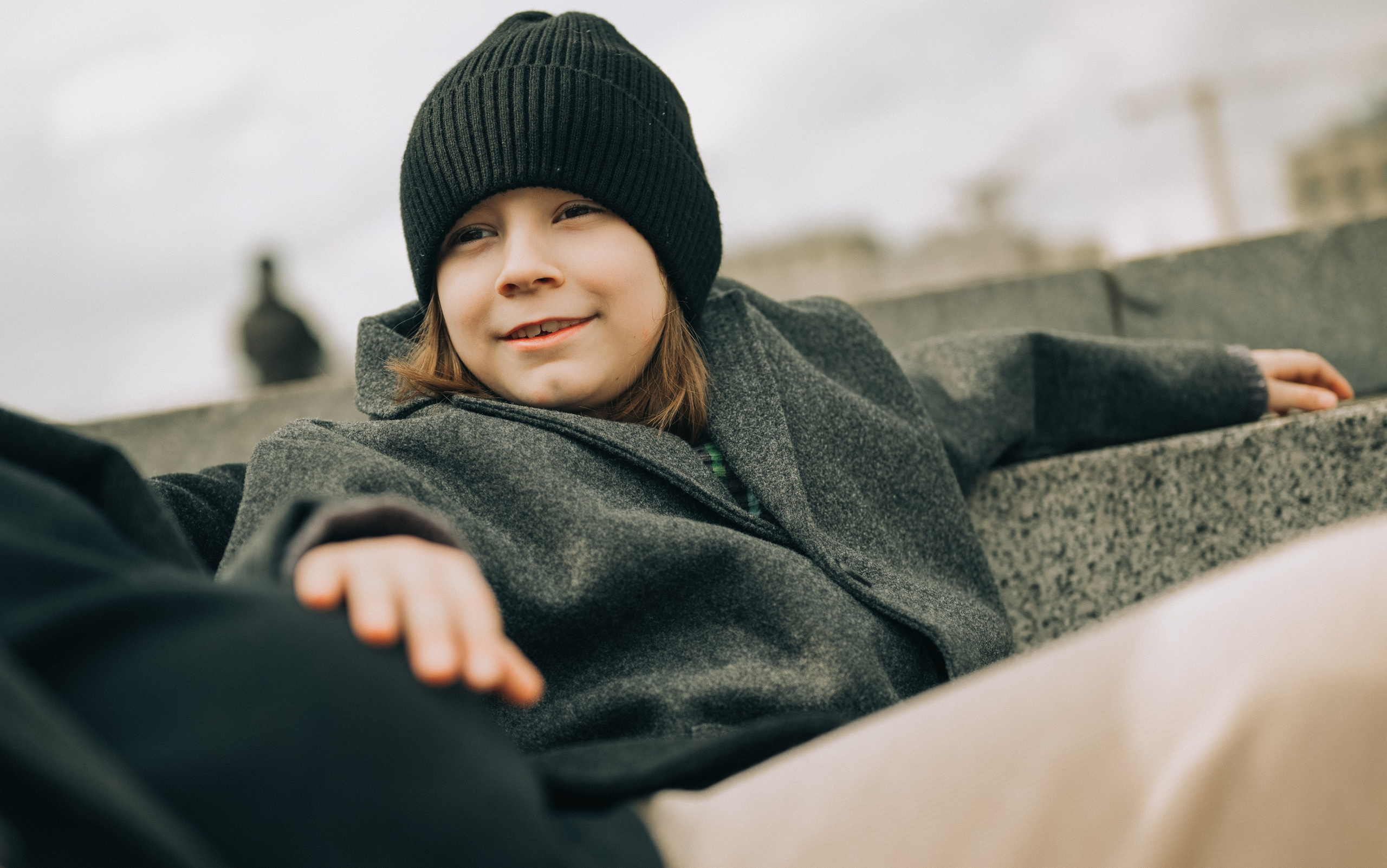 Весенняя прогулка. Аня, Егор, Эми и Миша. Семейный фотограф в Москве Дарья Пузикова